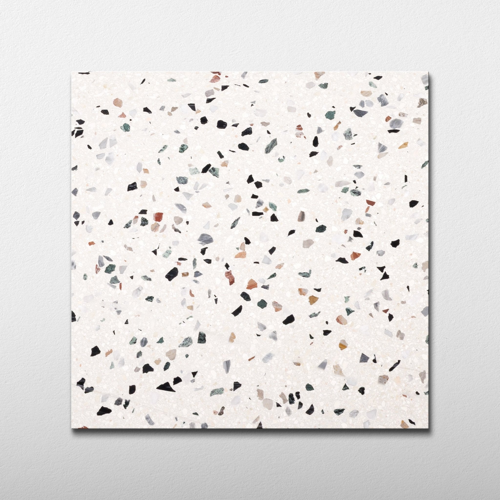 Garda Almond 24x24 Terrazzo Tile - Cemento Collection