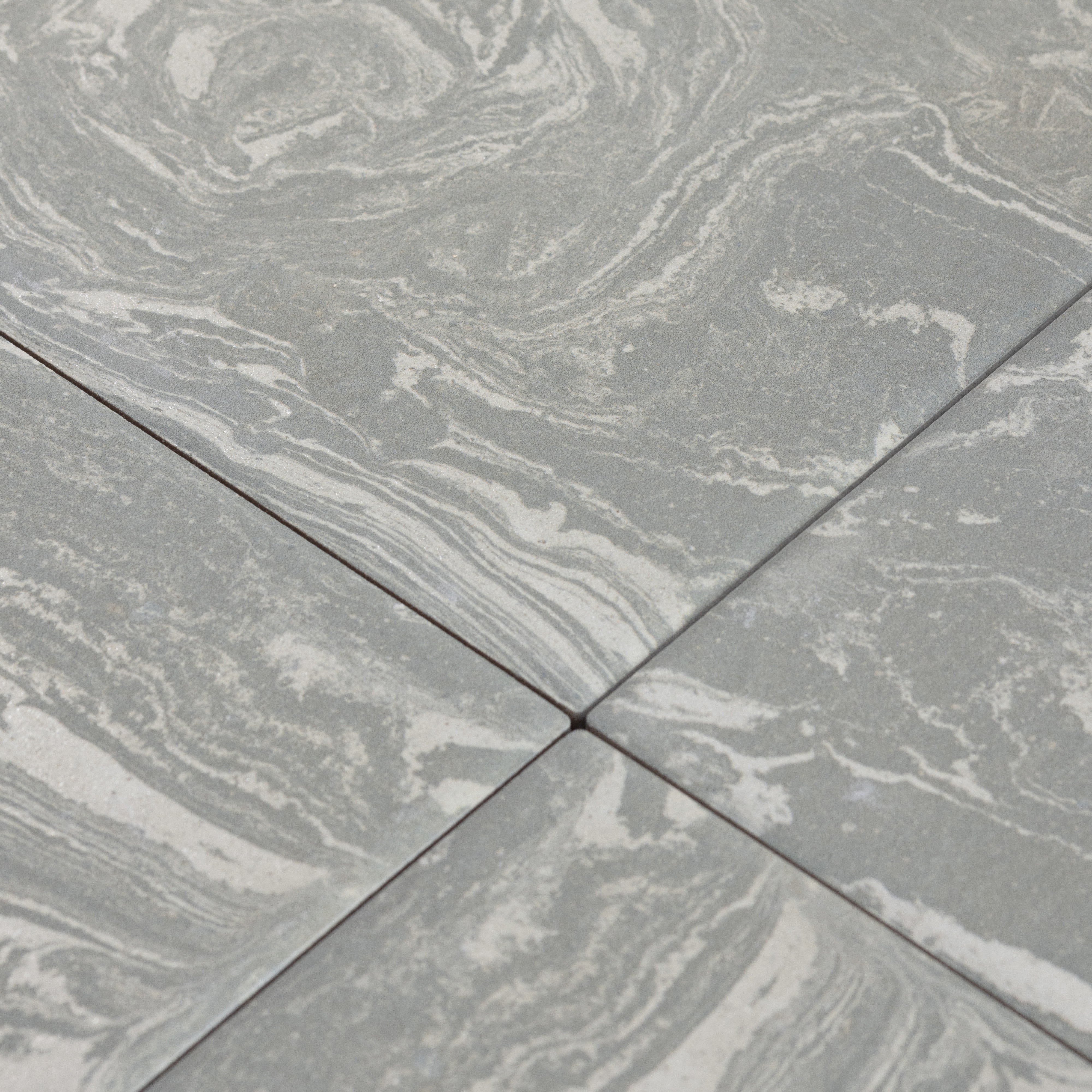 Ebru Misty Green 8x8 Full Body Porcelain Tile