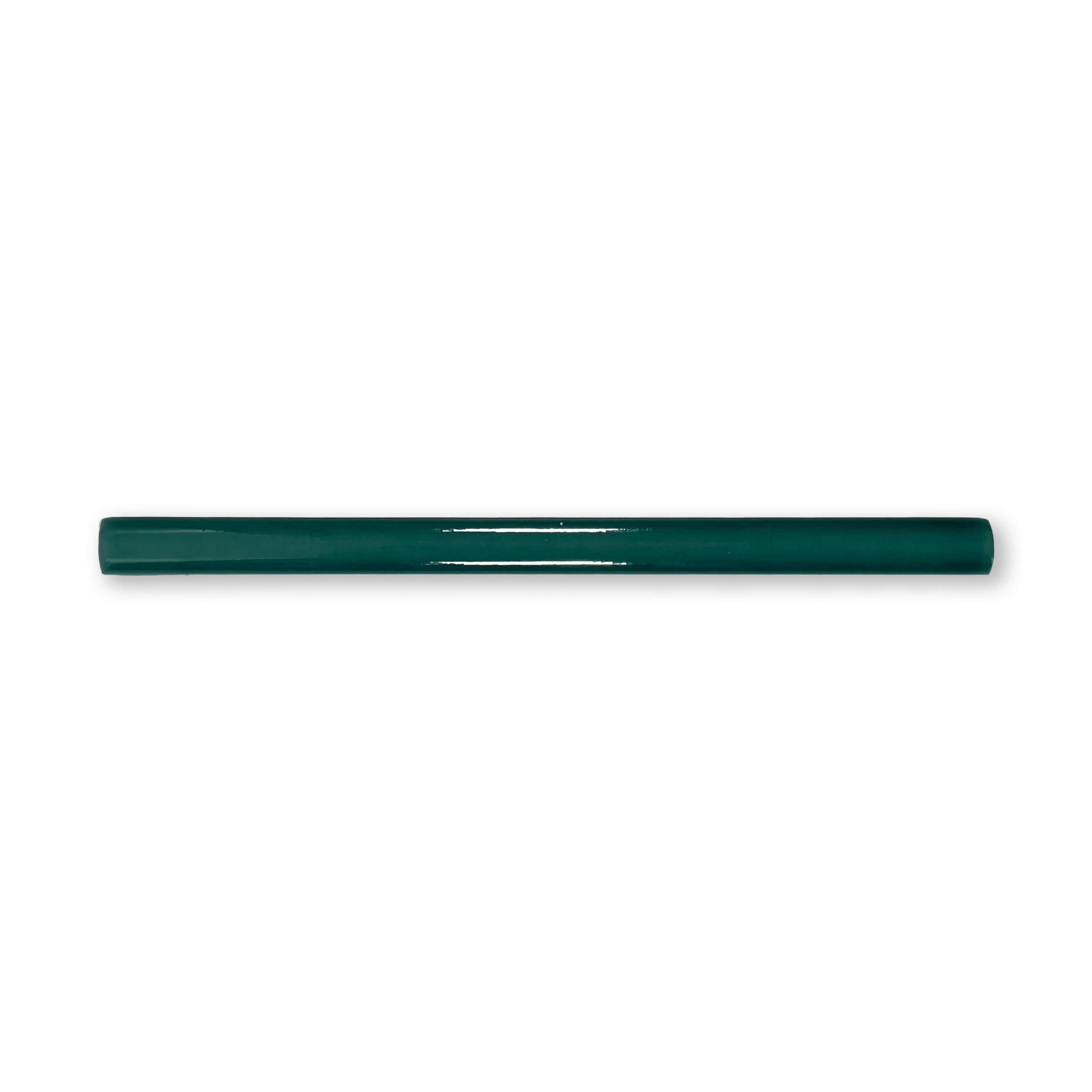 Handmade 1/2X8 Aquamarine Glossy Pencil - Cemento Collection