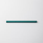 Handmade 1/2X8 Aquamarine Glossy Pencil - Cemento Collection