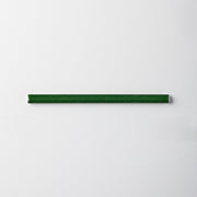 Handmade 1/2x8 Emerald Green Glossy Pencil Trim (Liner) - Cemento Collection