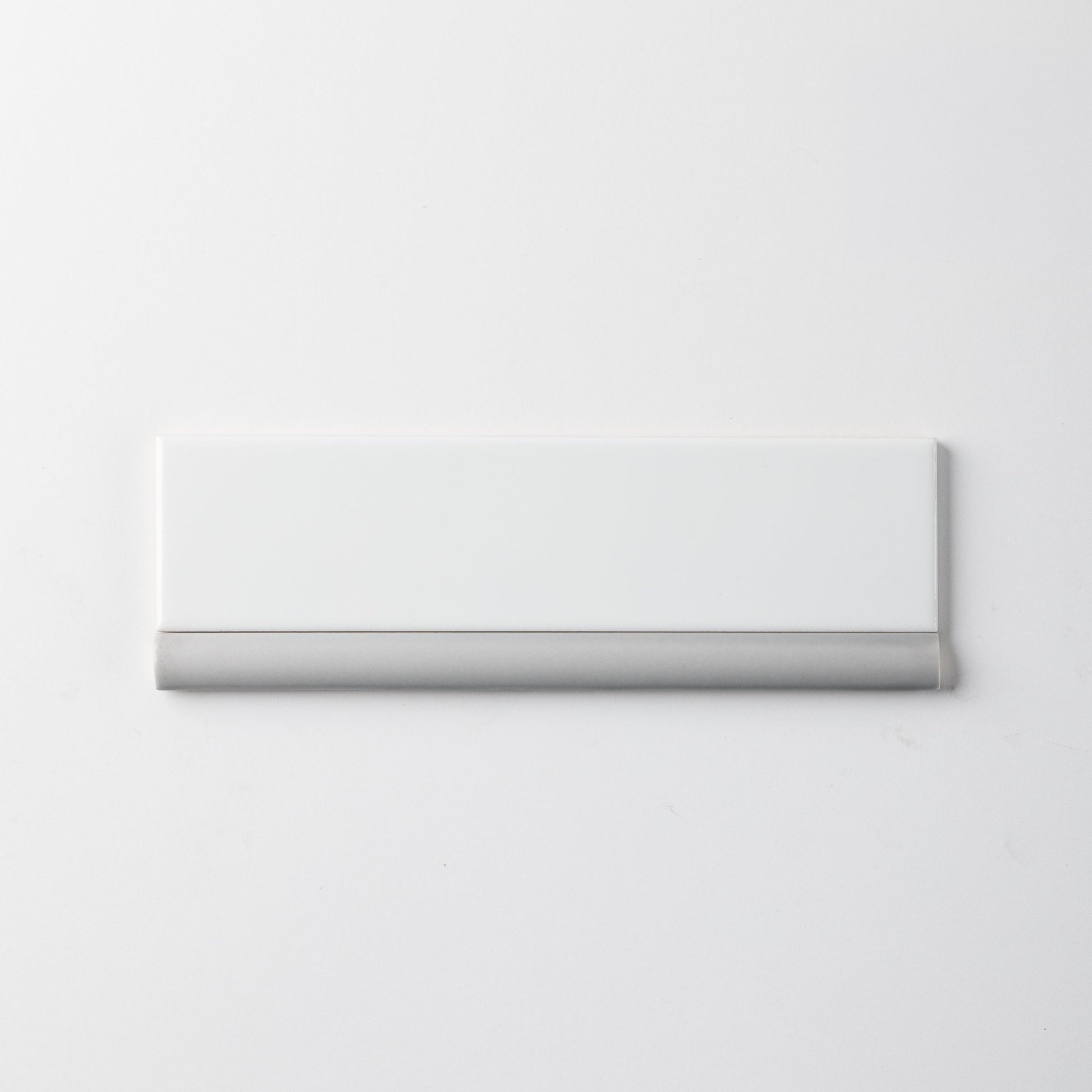 Handmade 1/2x8 Grey Matte Pencil Trim - Cemento Collection