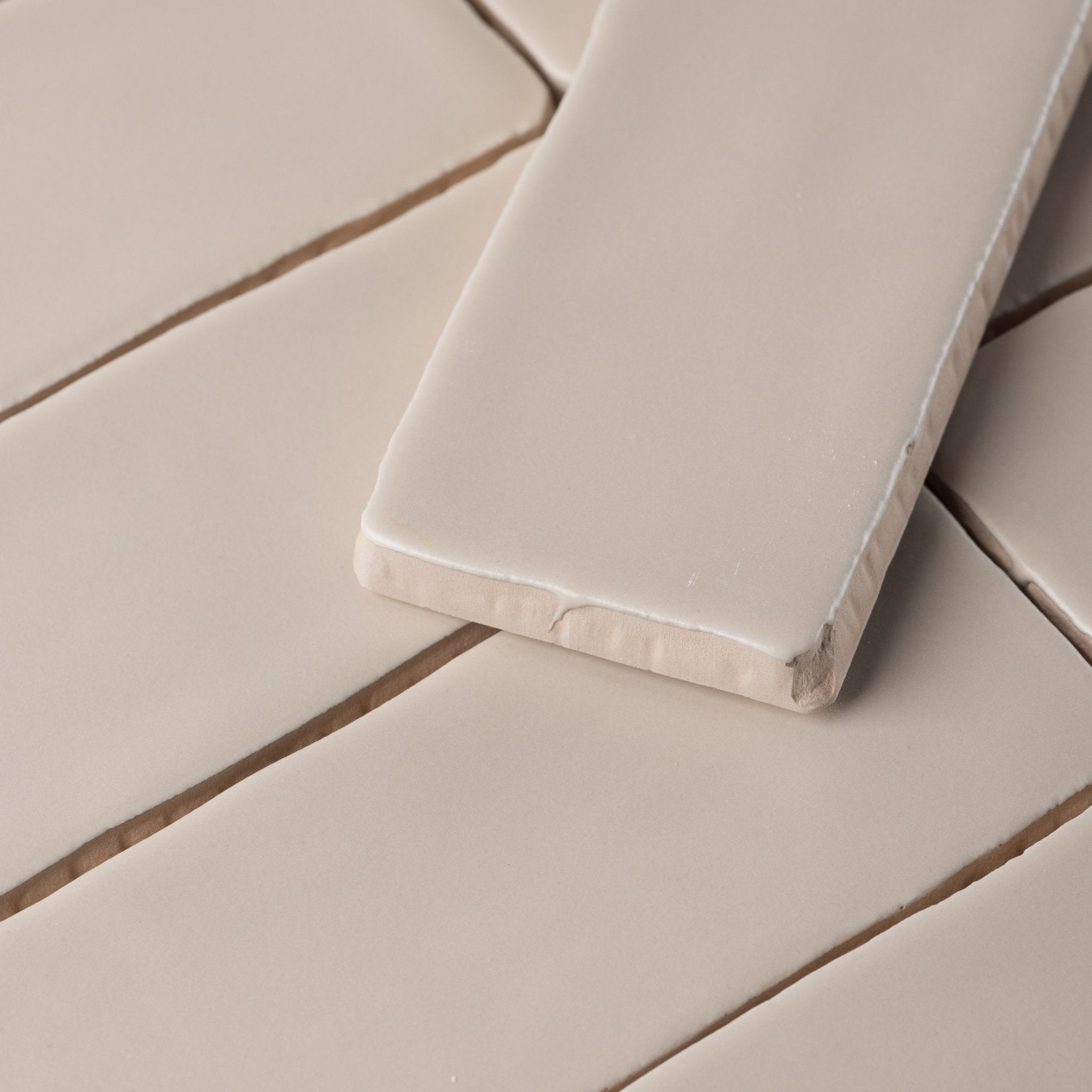 Sand Subway Tile 2x10 - Cemento Collection