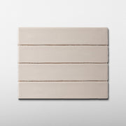 Handmade 2x10 Sand Matte Undulated Subway Tile