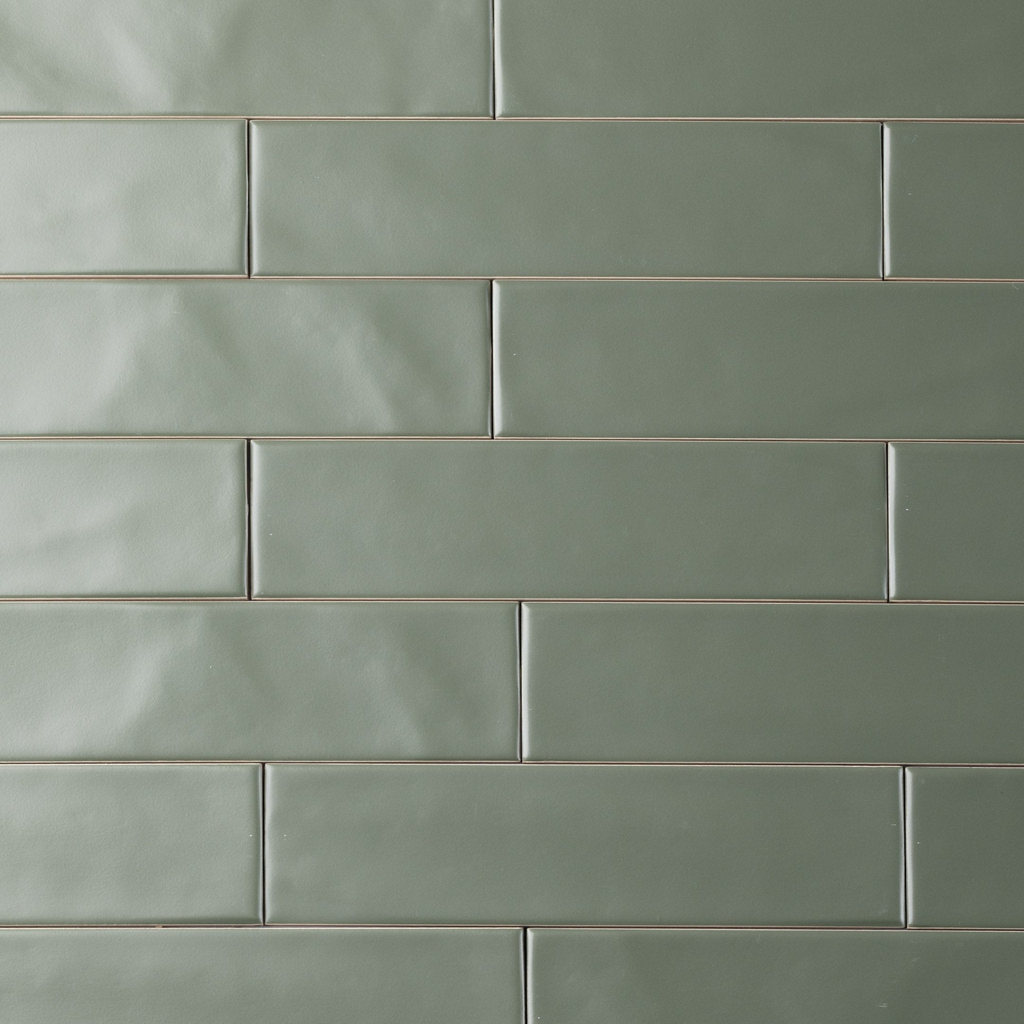 2x8 Musgo Green Undulated Subway Tile