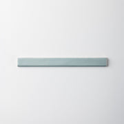 Handmade 3/4x10 Mint Green Matte Bullnose Pencil Trim - Cemento Collection