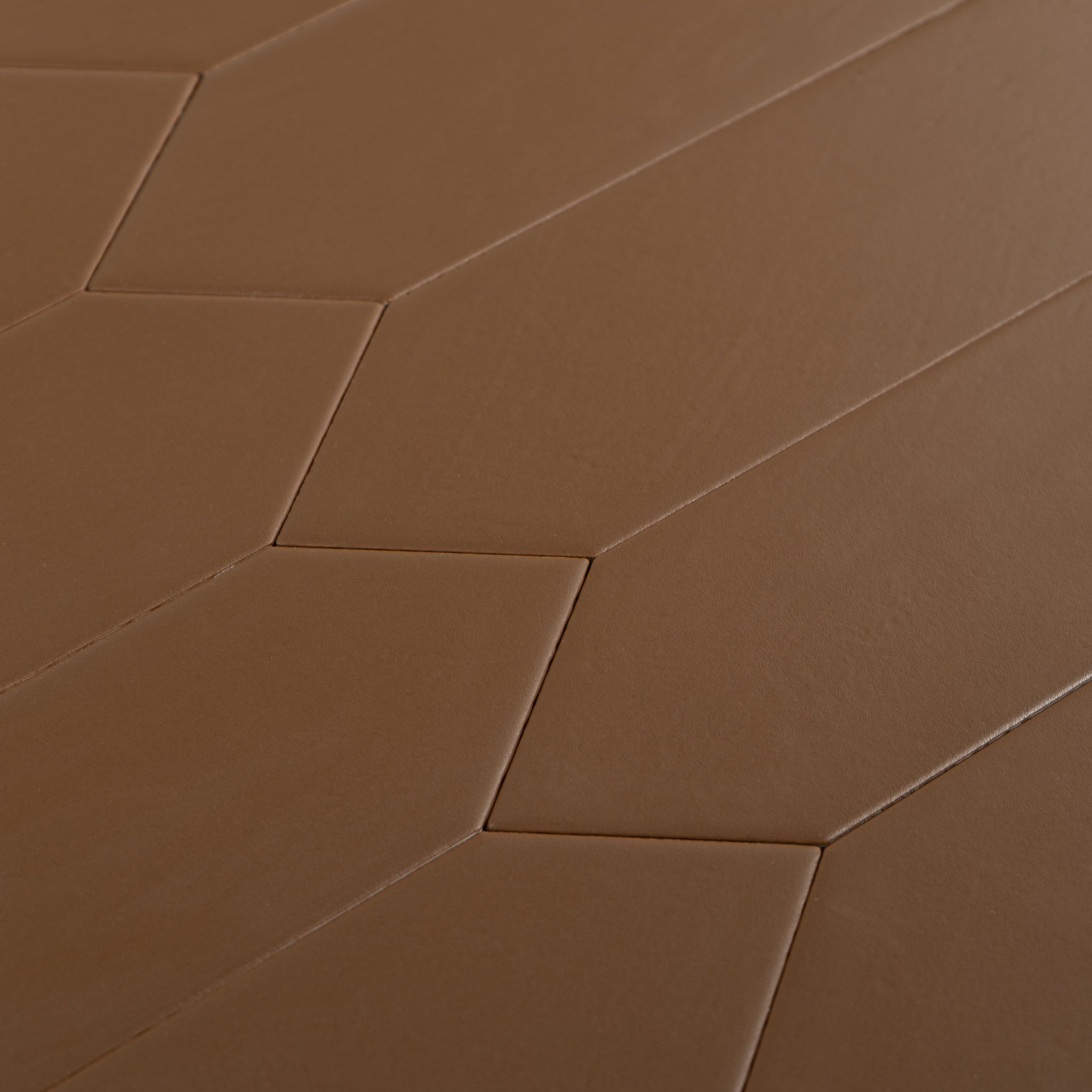 Handmade 3x12 Chocolate Mousse Matte Undulated Picket Ceramic Tile