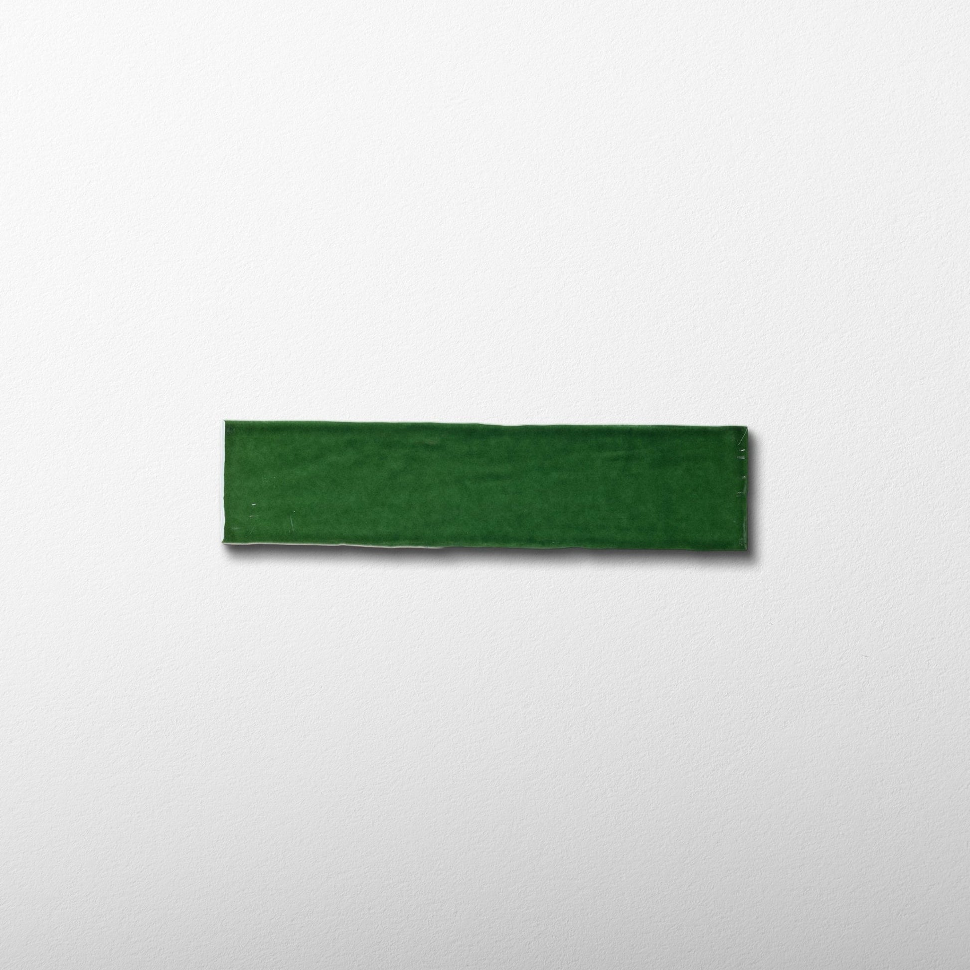 Green Undulated Subway Tile