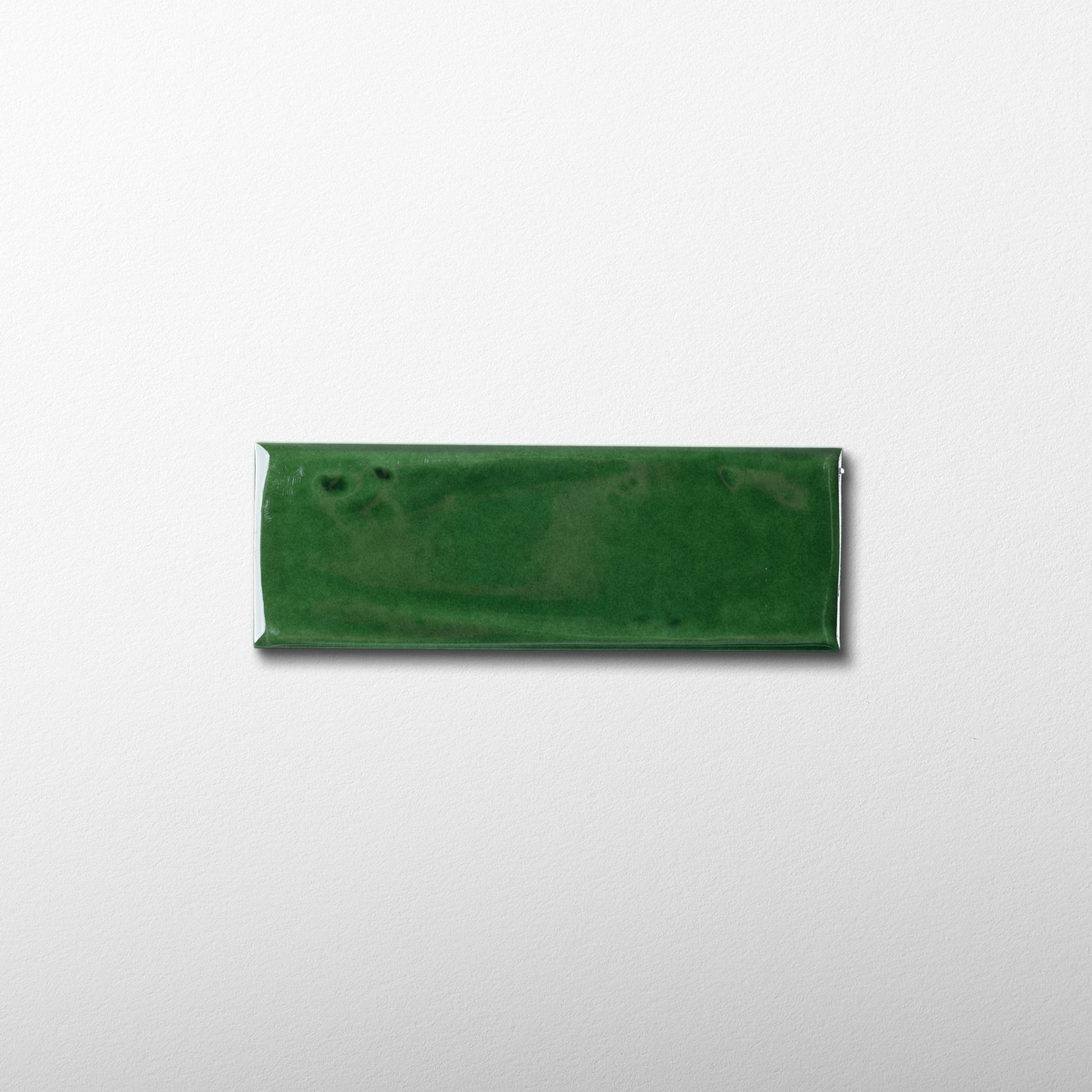 Green Undulated Subway Tile