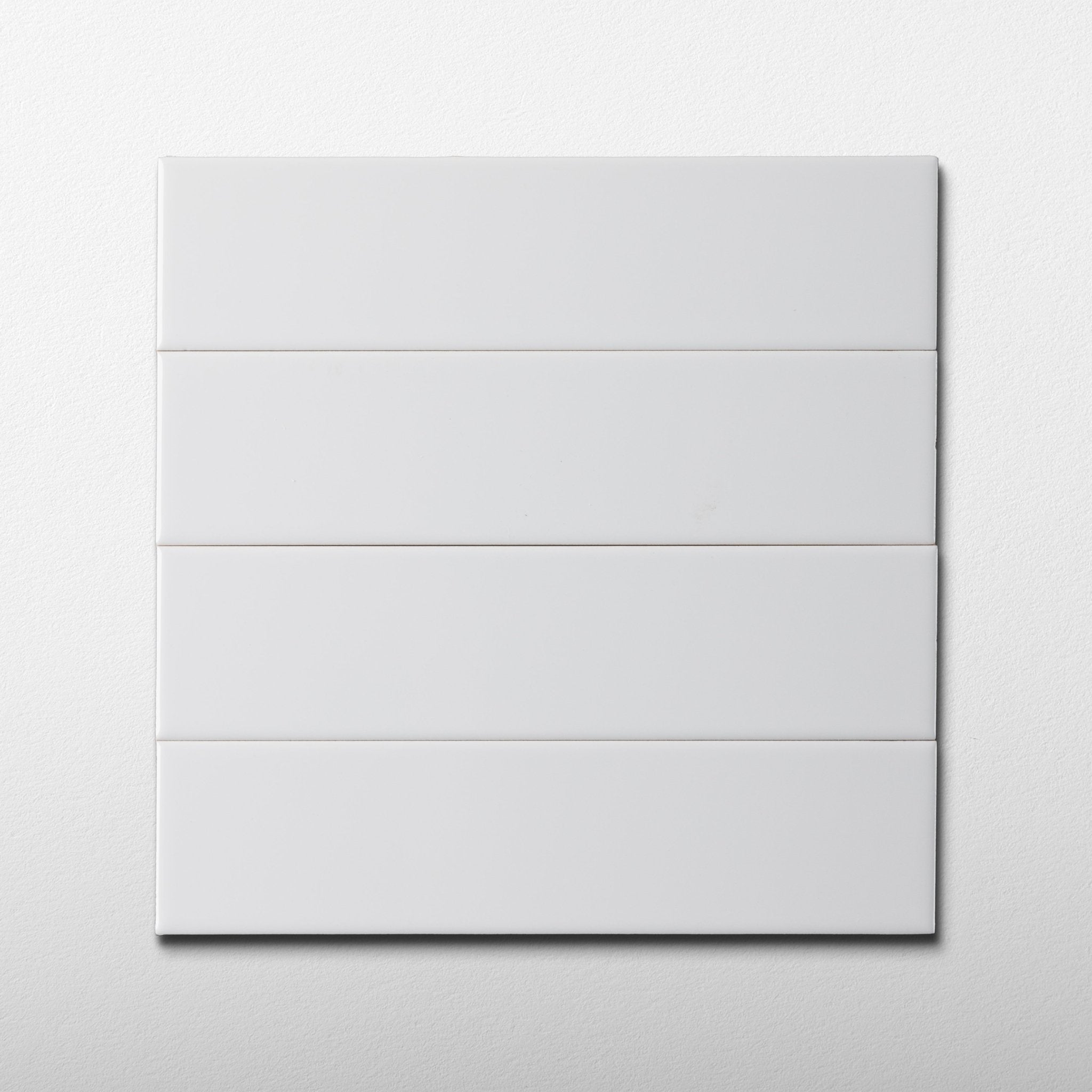 Handmade Brick 2x8 Snow White Glossy Subway Tile