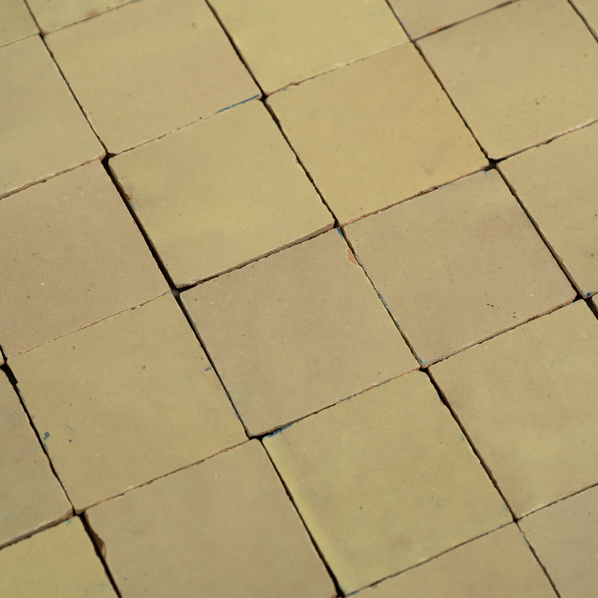 Handmade Moroccan Clay Terracotta Tile | 2x2 Checker Mosaic Tile - Cemento Collection