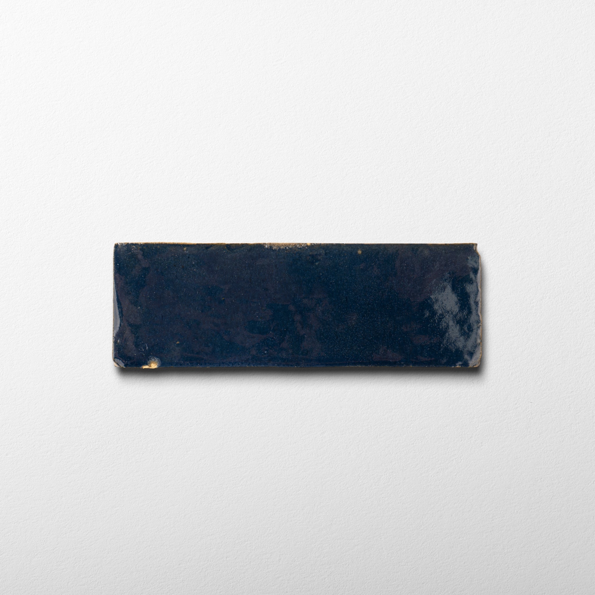 Handmade Moroccan Zellige 2x6 Amalfi Blue Bejmat Terracotta Tile