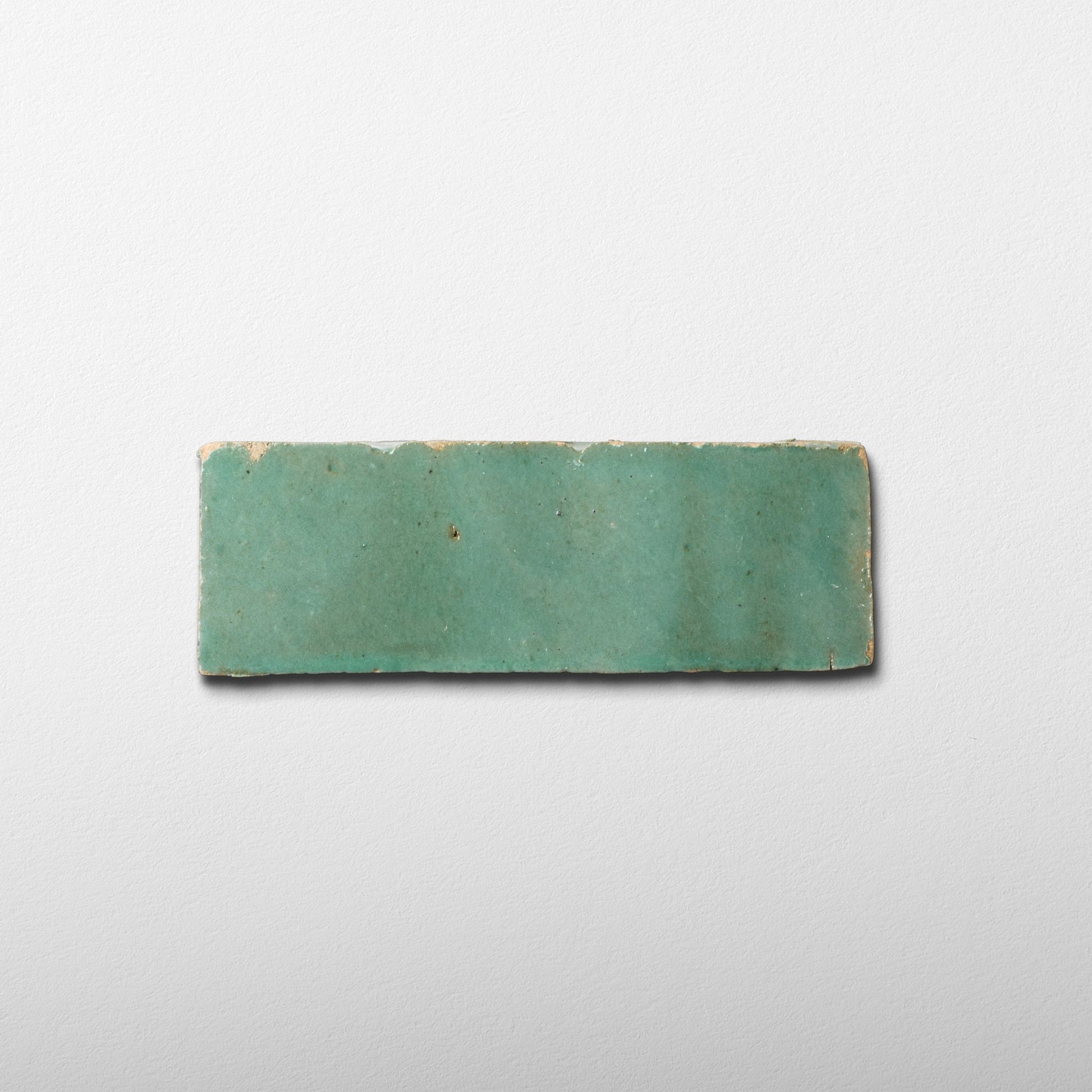 Handmade Moroccan Zellige 2x6 Asparagus Green Bejmat Terracotta Tile - Cemento Collection
