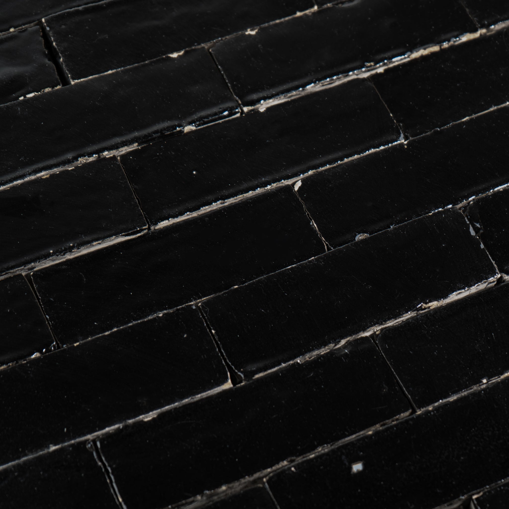 Black Zellige Tile 2x6 - Cemento Collection
