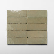 Handmade Moroccan Zellige 2x6 Earth Bejmat Terracotta Tile