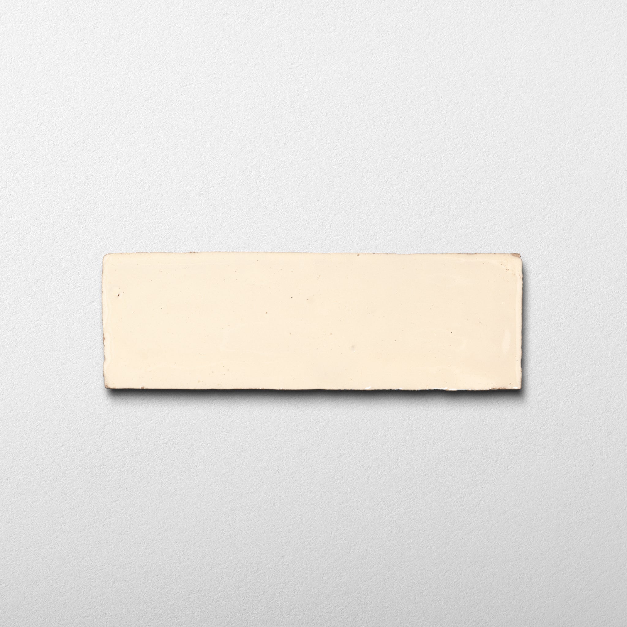 Handmade Moroccan Zellige 2x6 Ivory Terracotta Tile | Cemento