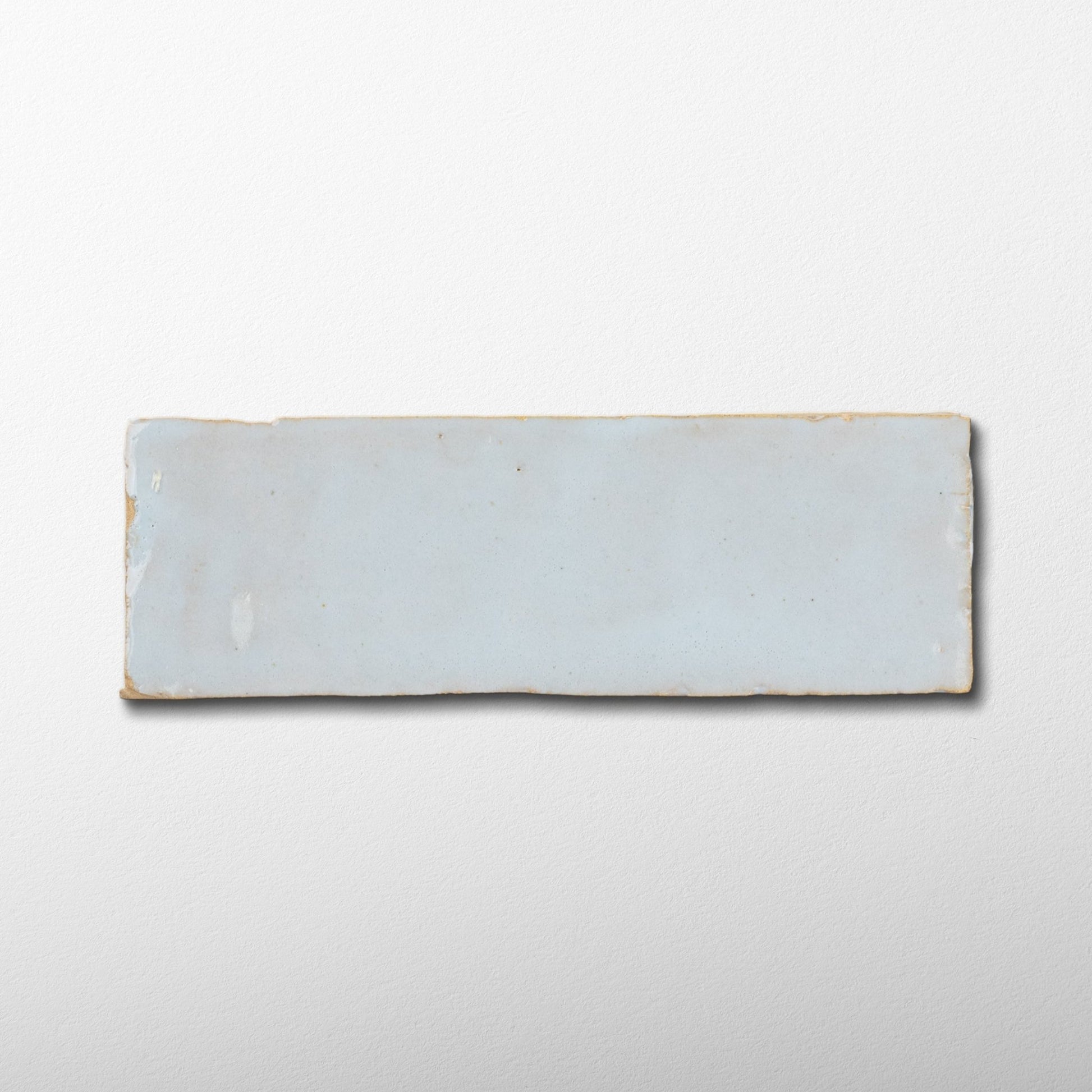 Handmade Moroccan Zellige 2x6 Pastel Blue Bejmat Terracotta Tile - Cemento Collection