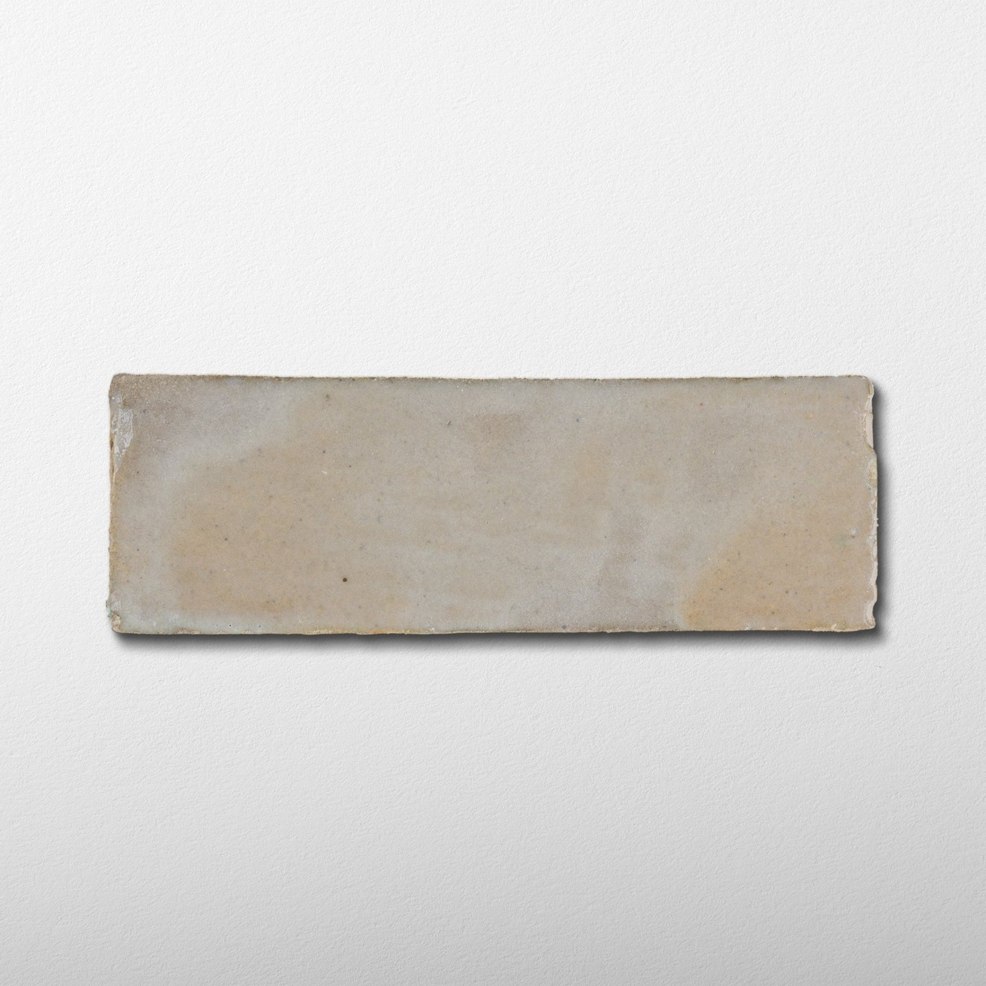 Handmade Moroccan Zellige 2x6 Tan Bejmat Terracotta Tile - Cemento Collection