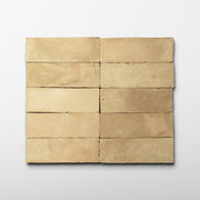 Handmade Moroccan Zellige 2x6 Unglazed Terracotta Tile - Cemento Collection