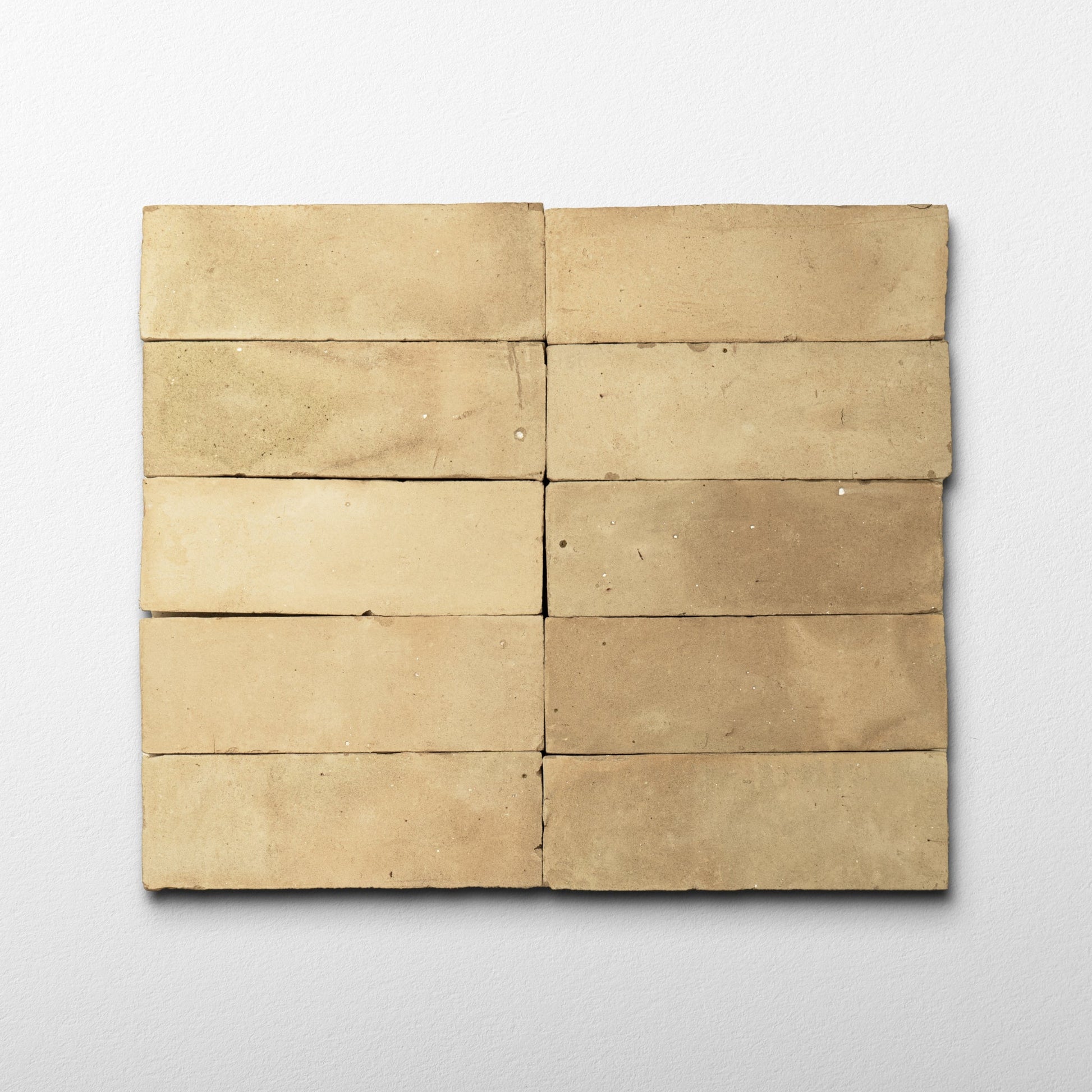 Handmade Moroccan Zellige 2x6 Unglazed Terracotta Tile - Cemento Collection