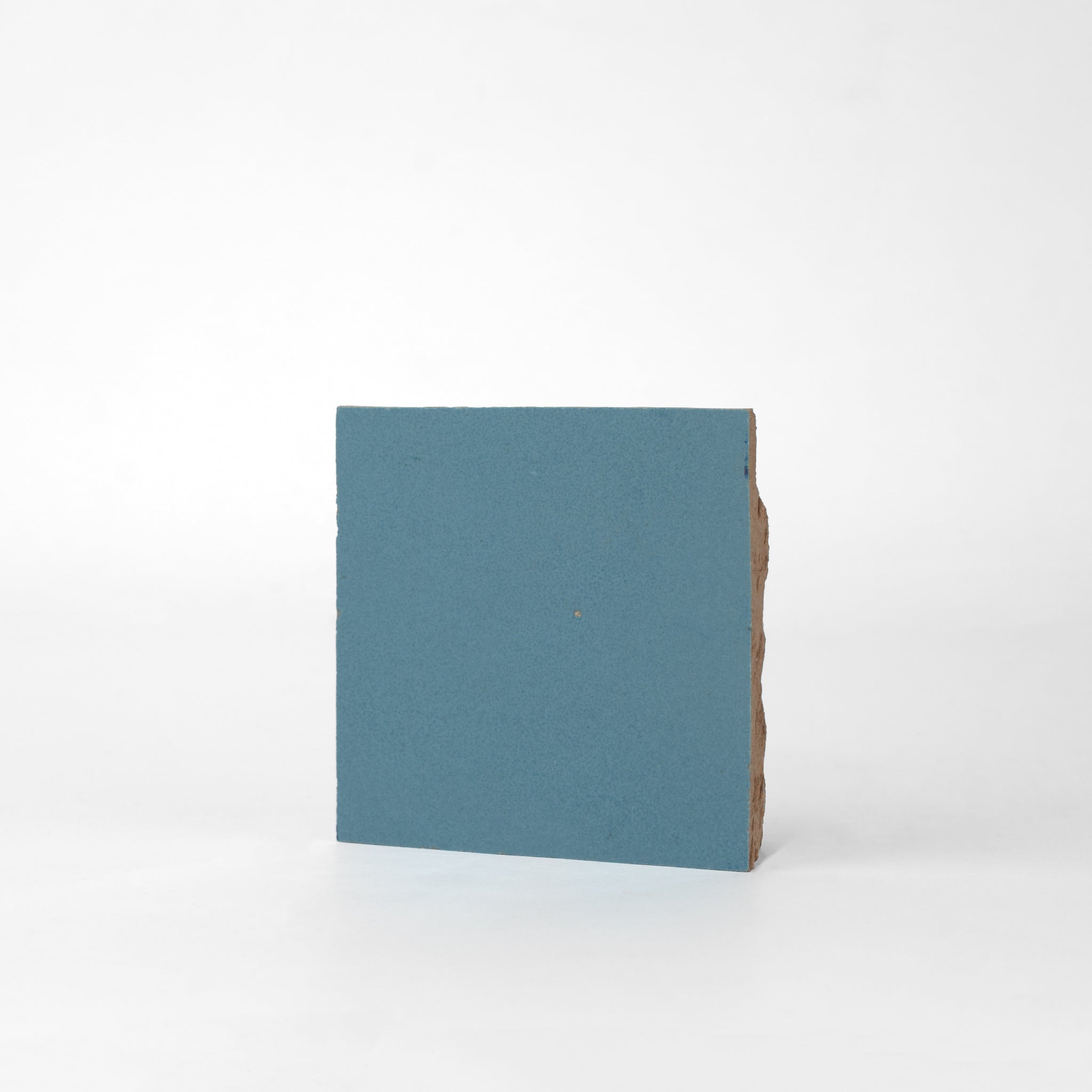 Handmade Moroccan Zellige 4x4 Alaskan Blue Terracotta Tile - Cemento Collection