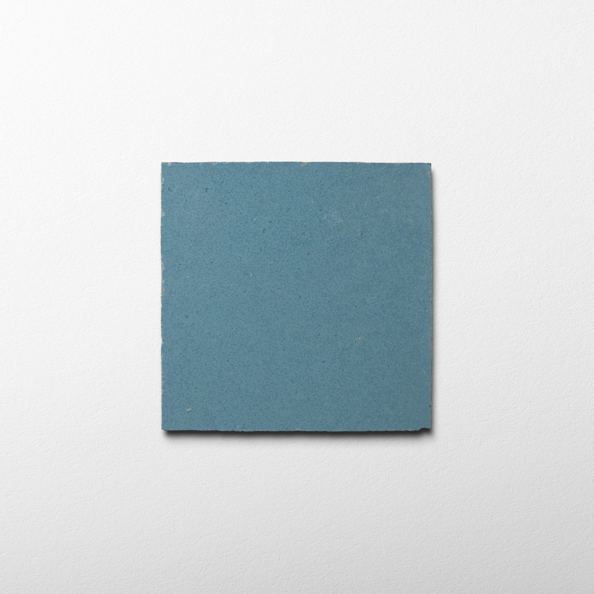 Handmade Moroccan Zellige 4x4 Alaskan Blue Terracotta Tile - Cemento Collection