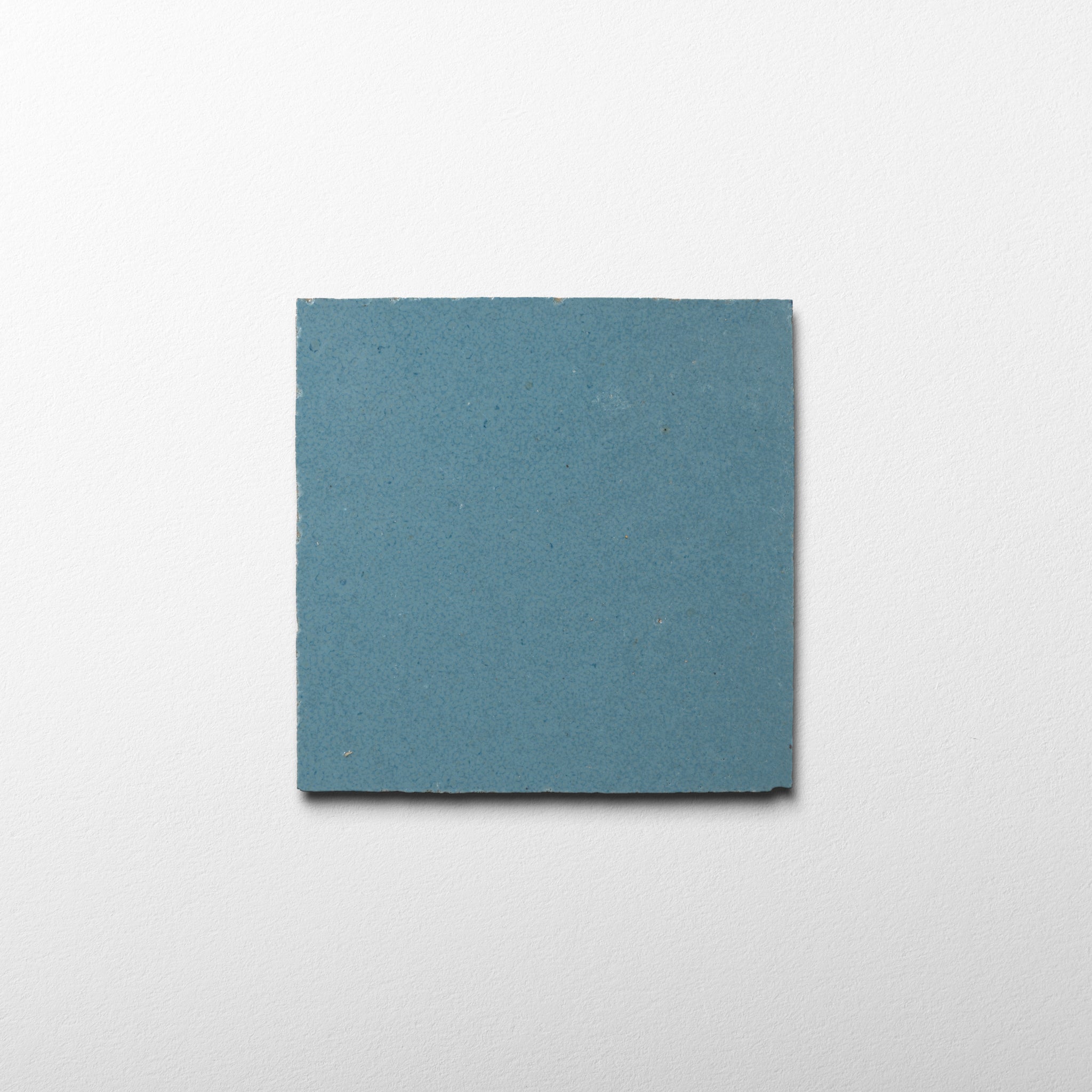 Handmade Moroccan Zellige 4x4 Alaskan Blue Terracotta Tile - Cemento Collection