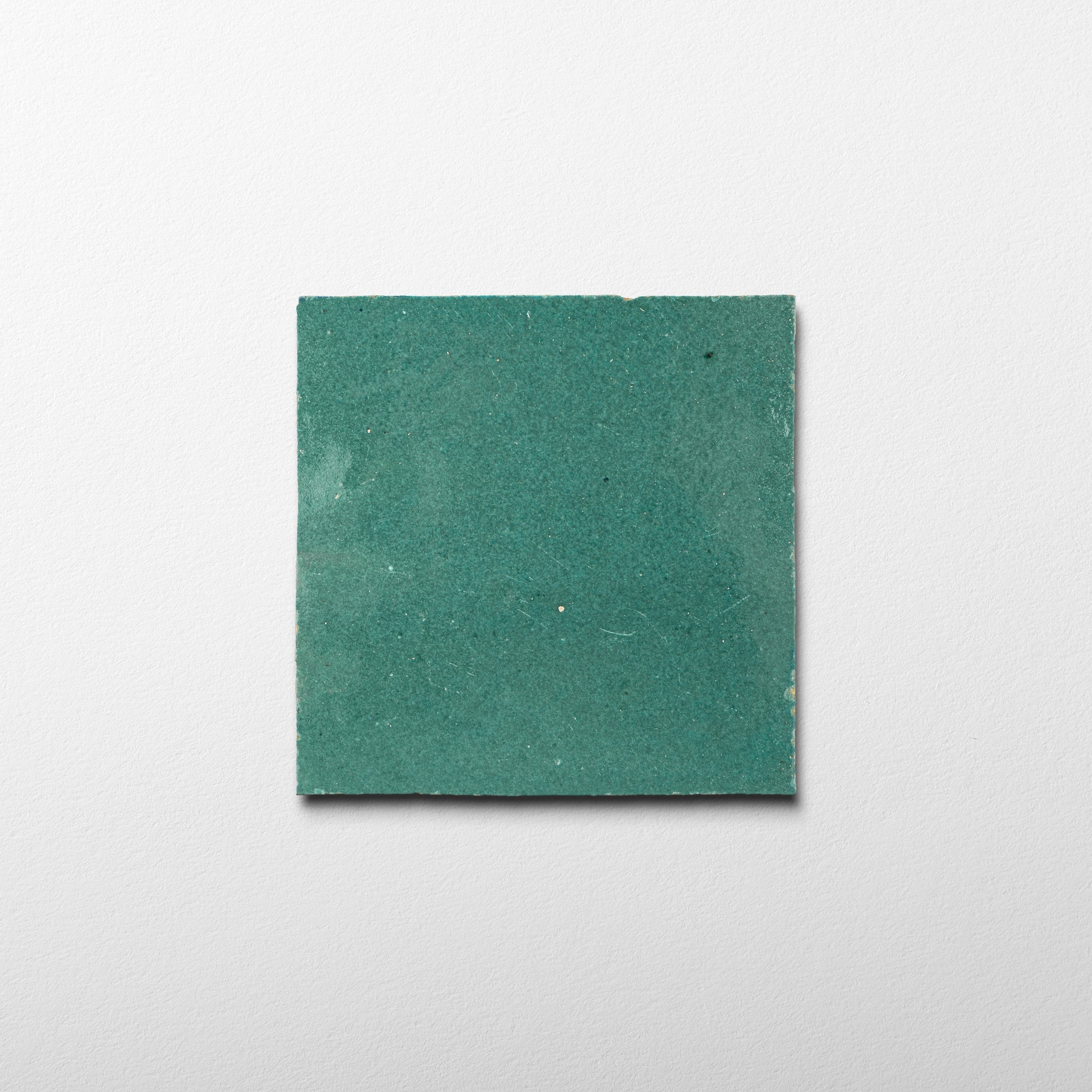 Handmade Moroccan Zellige 4x4 Aquamarine Green Terracotta Tile