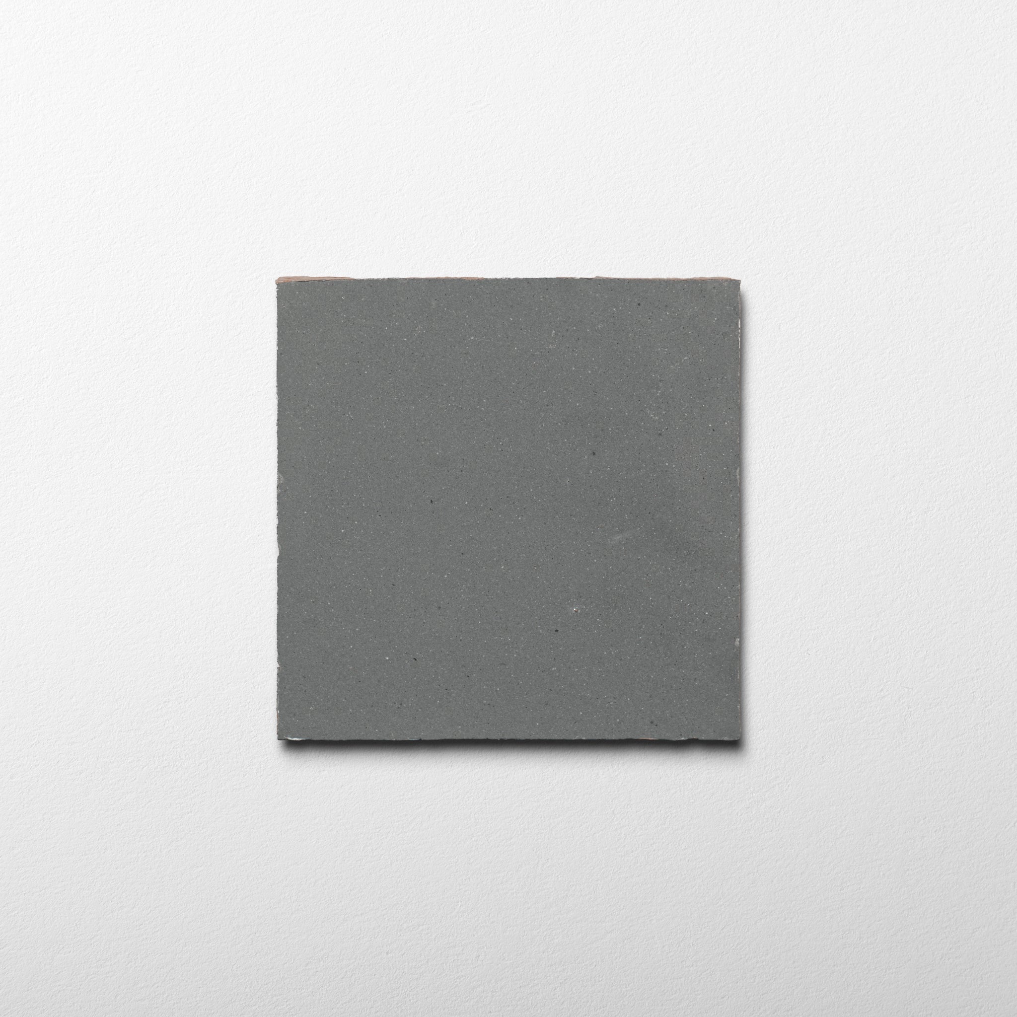Handmade Moroccan Zellige 4x4 Armor Grey Terracotta Tile - Cemento Collection