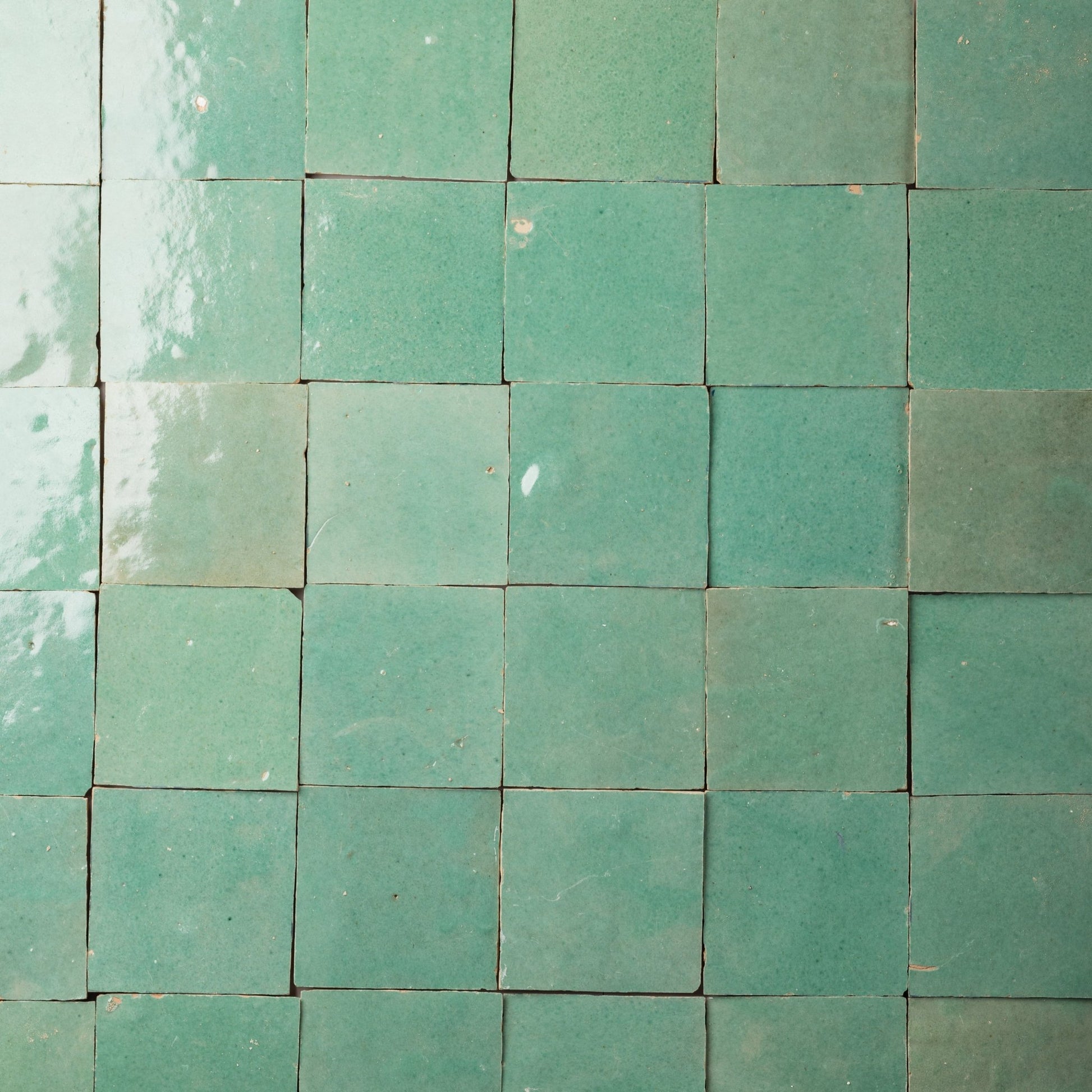 Handmade Moroccan Zellige Terracotta Tile