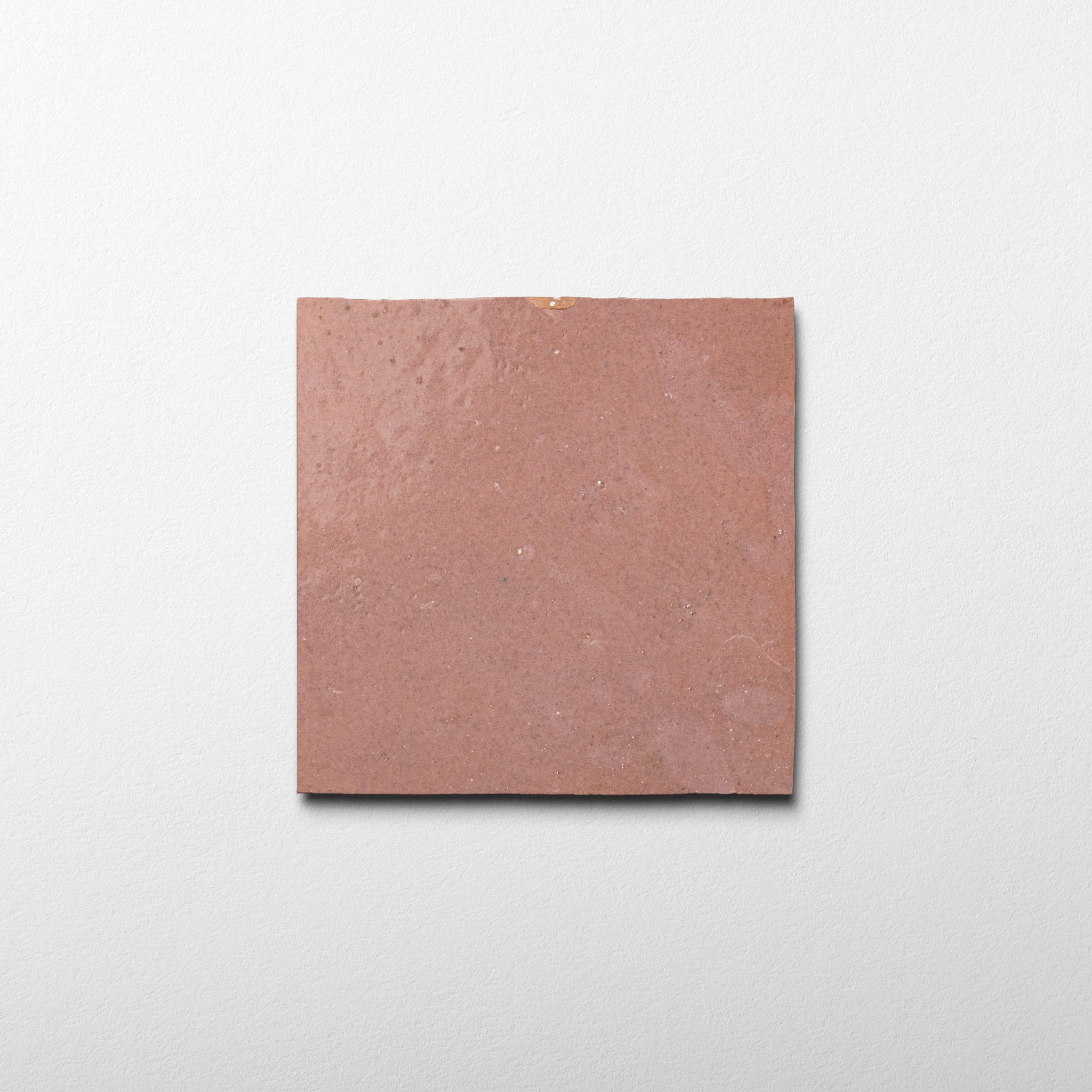 Handmade Moroccan Zellige 4x4 Blush Pink Terracotta Tile | Cemento