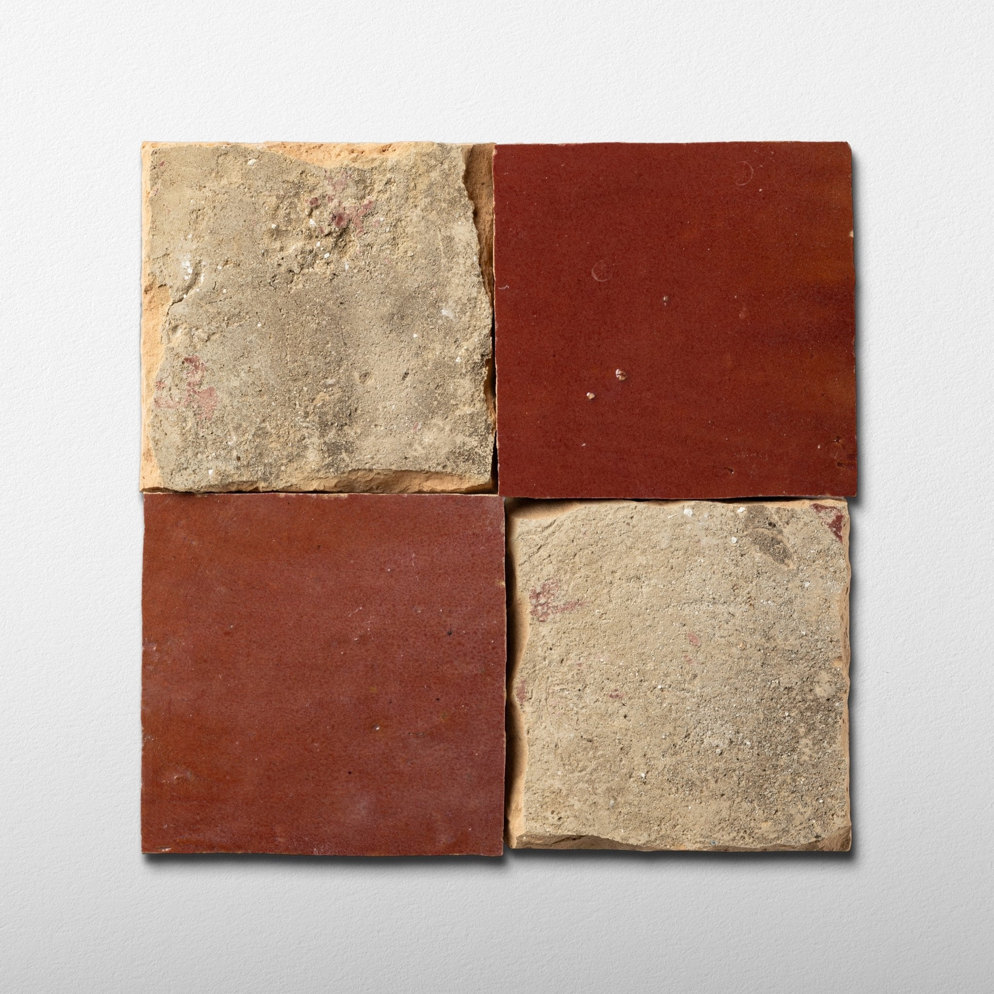 Red Zellige Tile 4x4 – Cemento Collection