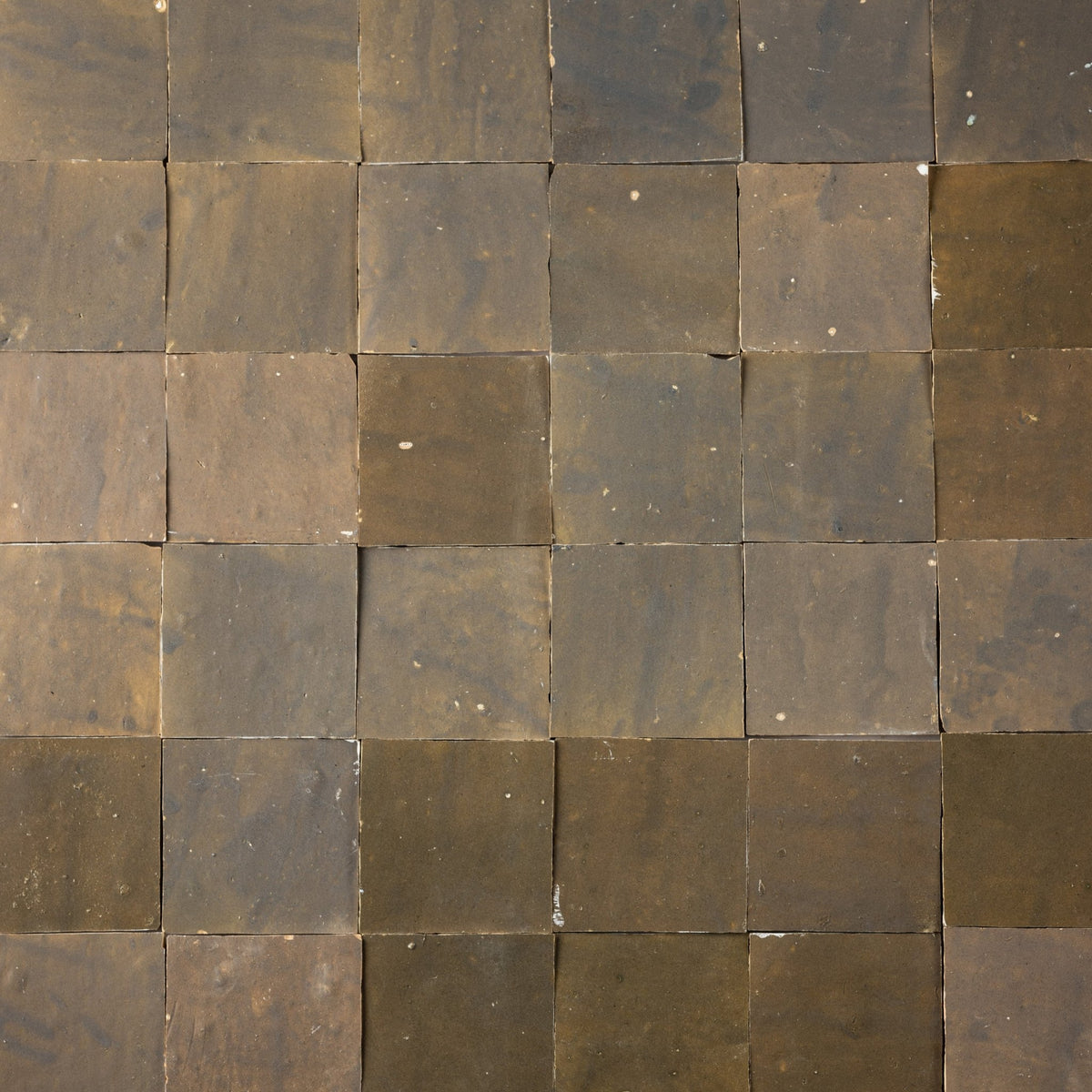 Handmade Moroccan Zellige 4x4 Cinder Grey Terracotta Tile - Cemento Collection