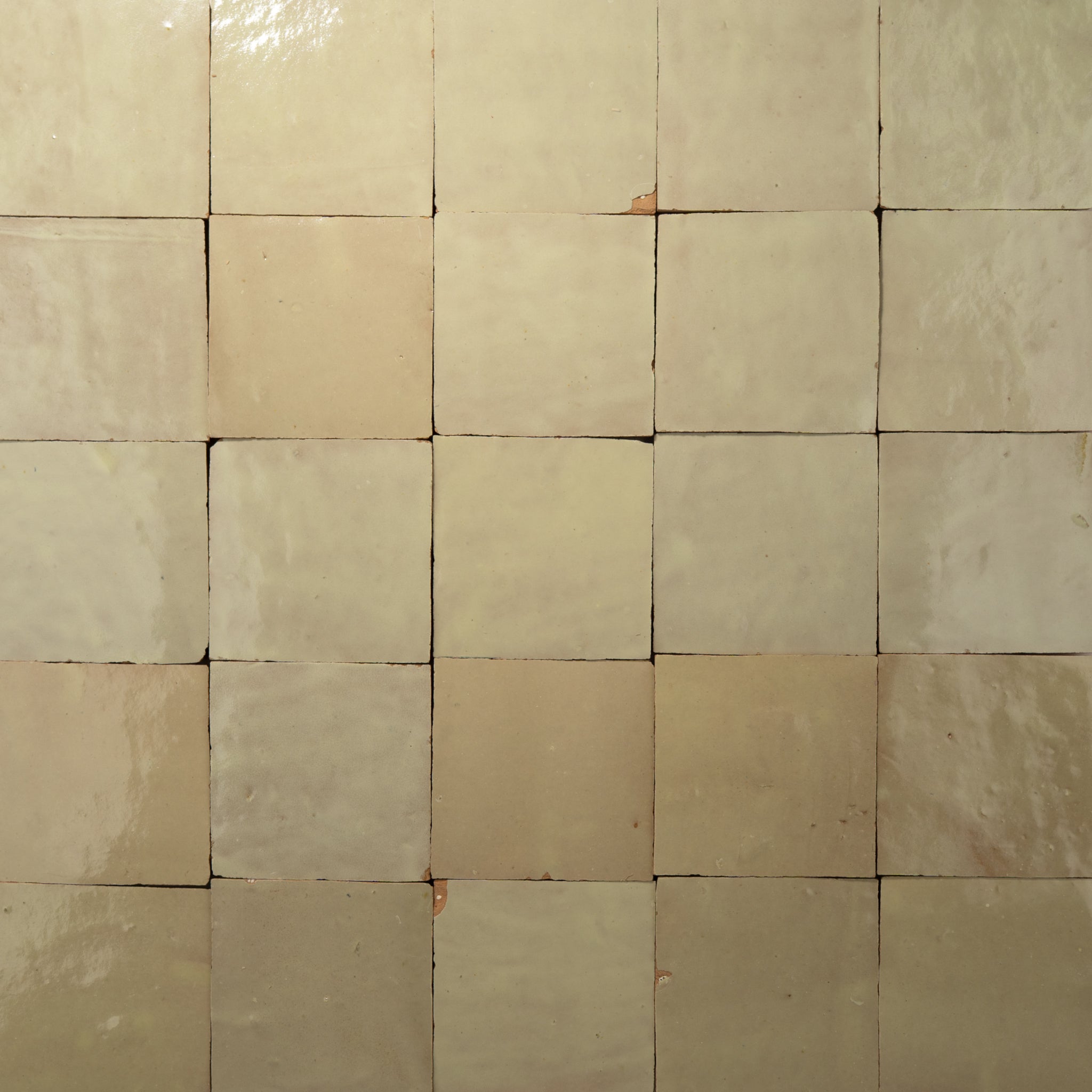 Handmade Moroccan Zellige 4x4 Clay Terracotta Tile - Cemento Collection