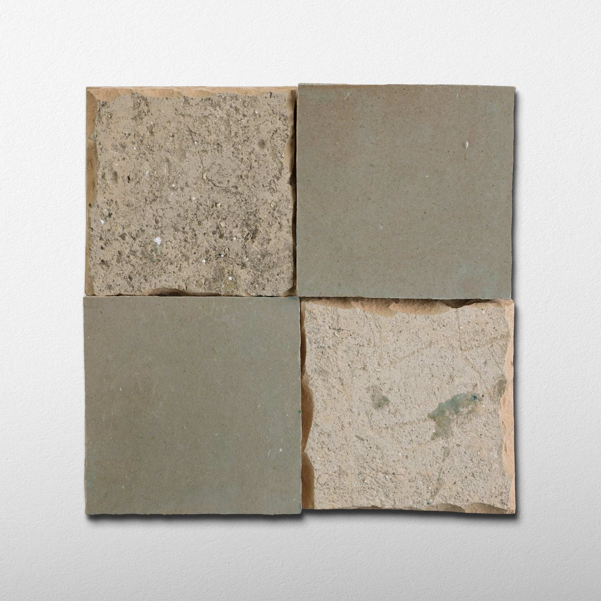 Handmade Moroccan Zellige 4x4 Earth Terracotta Tile - Cemento Collection
