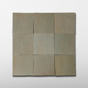 Handmade Moroccan Zellige 4x4 Earth Terracotta Tile - Cemento Collection