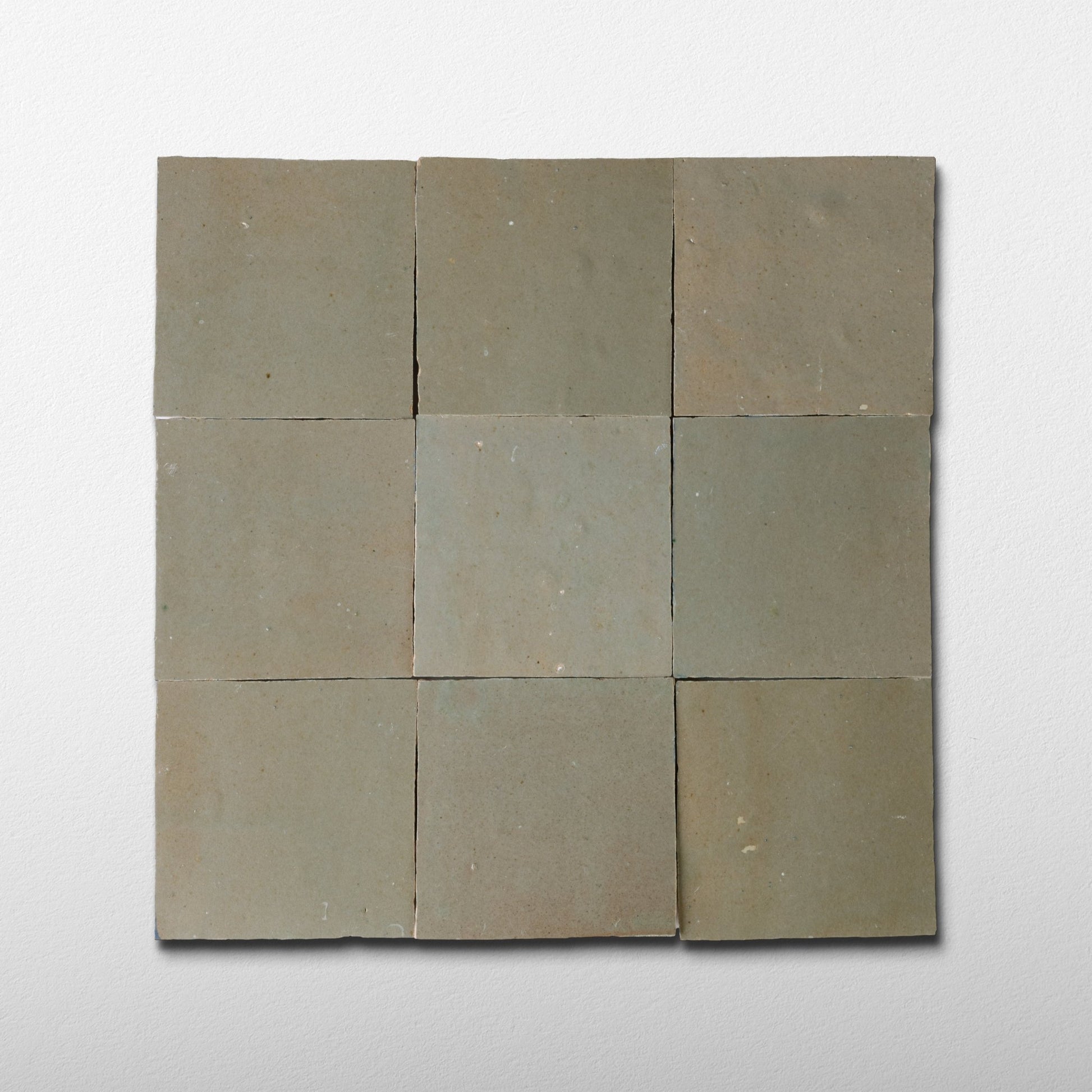 Handmade Moroccan Zellige 4x4 Earth Terracotta Tile - Cemento Collection