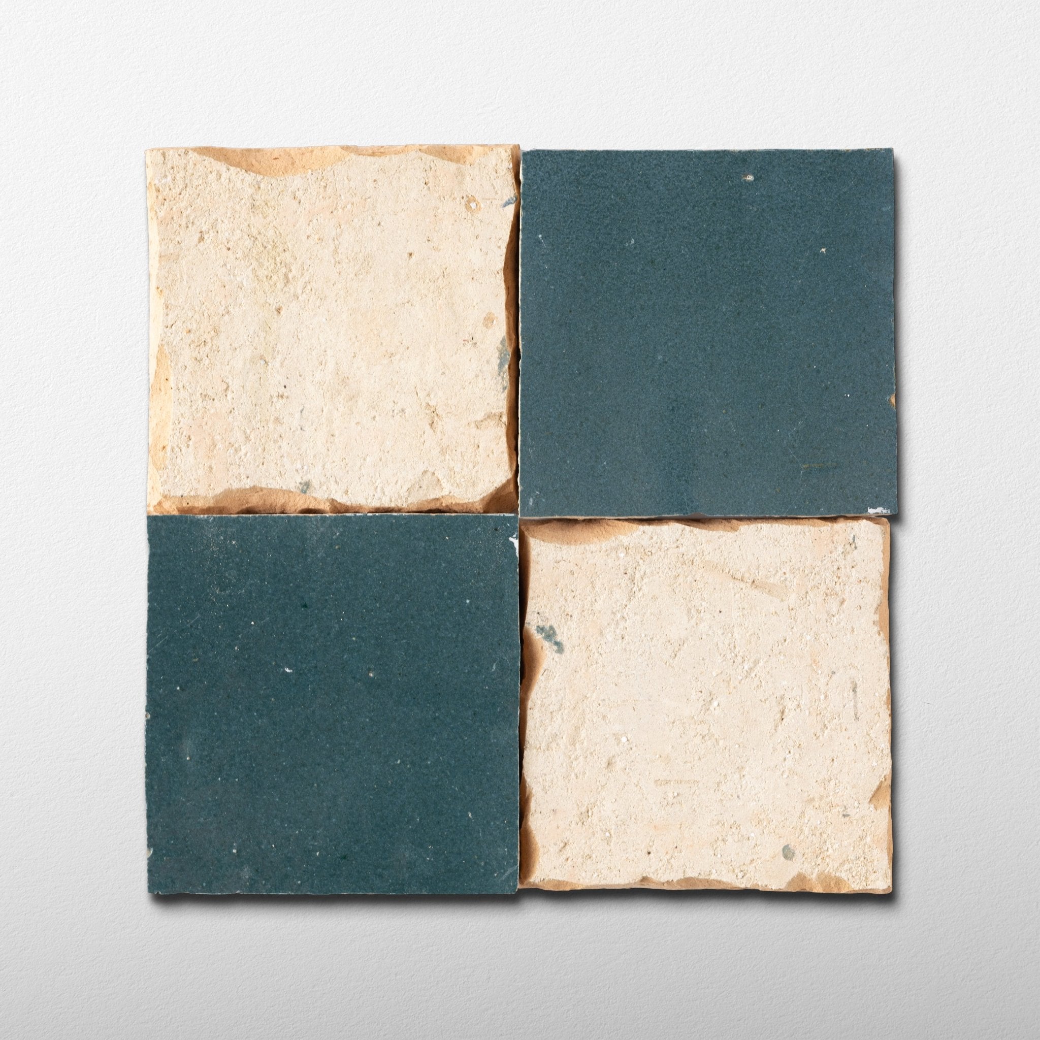 Green Zellige Tile 4x4 – Cemento Collection