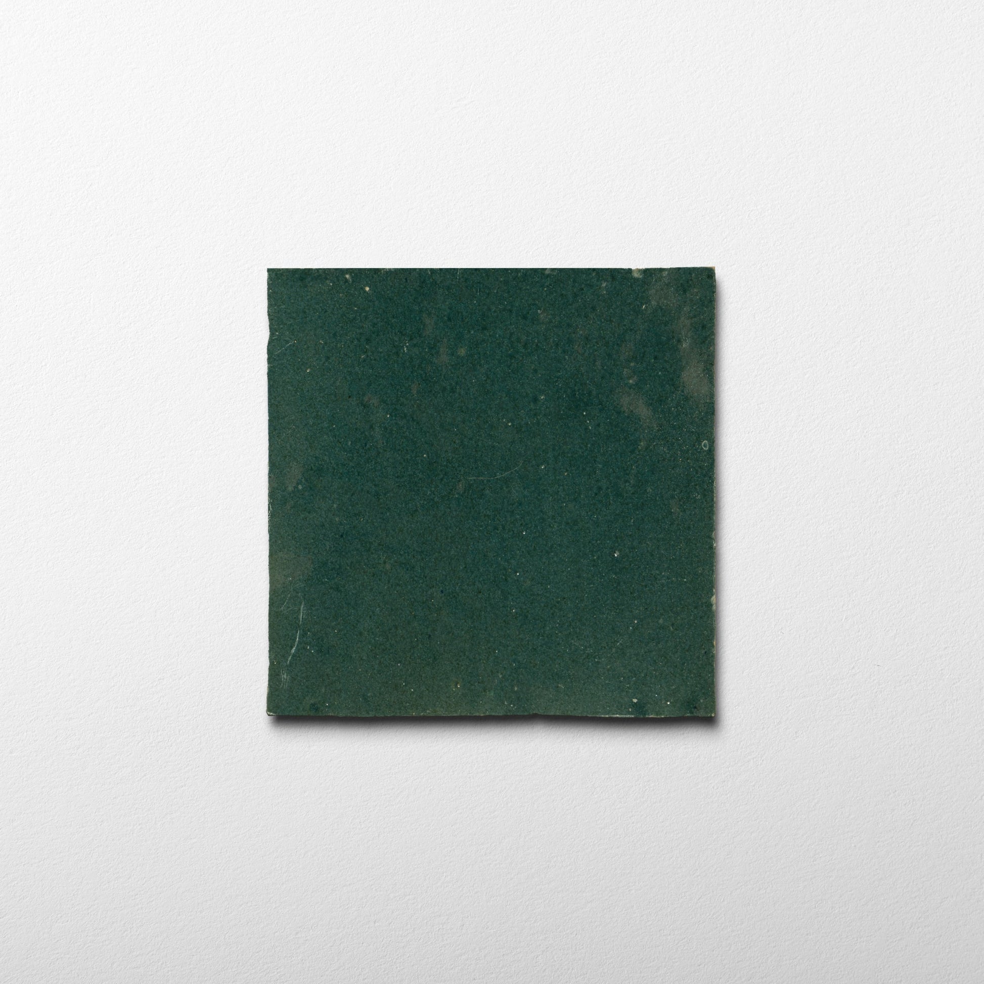 Handmade Moroccan Zellige 4x4 Indigo Green Terracotta Tile - Cemento Collection