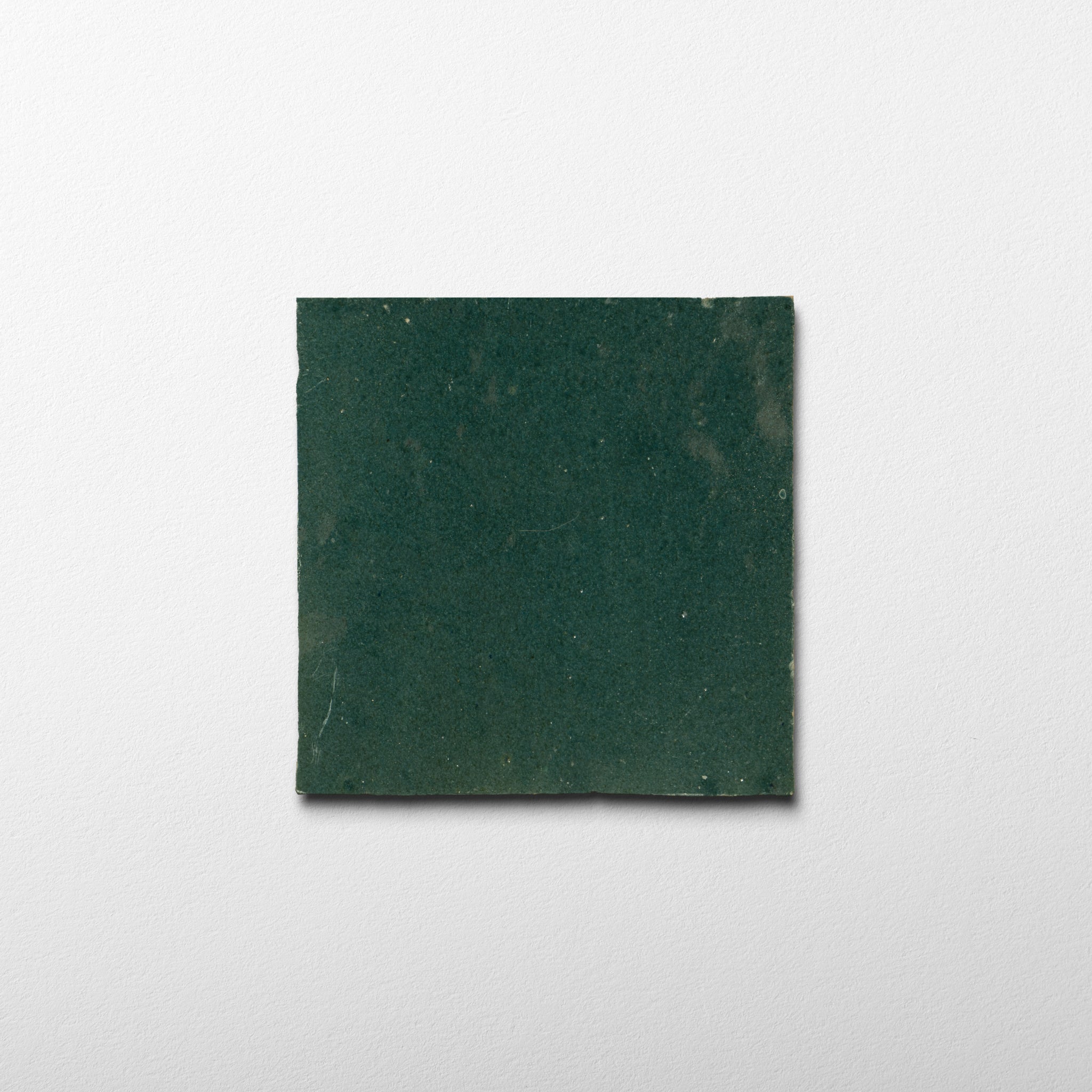 Handmade Moroccan Zellige 4x4 Indigo Green Terracotta Tile - Cemento Collection