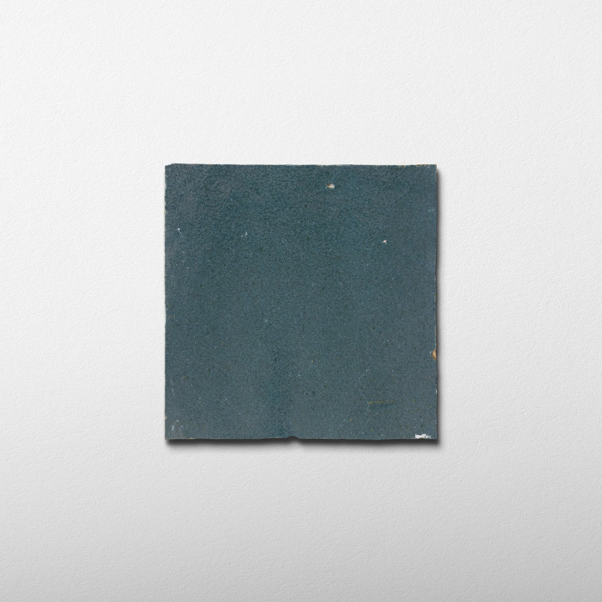 Handmade Moroccan Zellige 4x4 Indigo Green Terracotta Tile - Cemento Collection