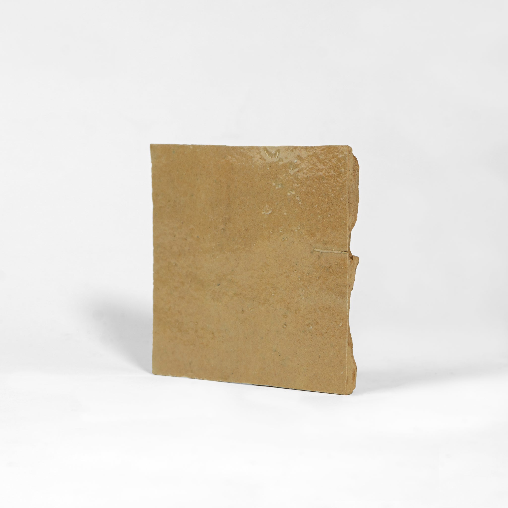 Handmade Moroccan Zellige 4x4 Khaki Terracotta Tile | Cemento