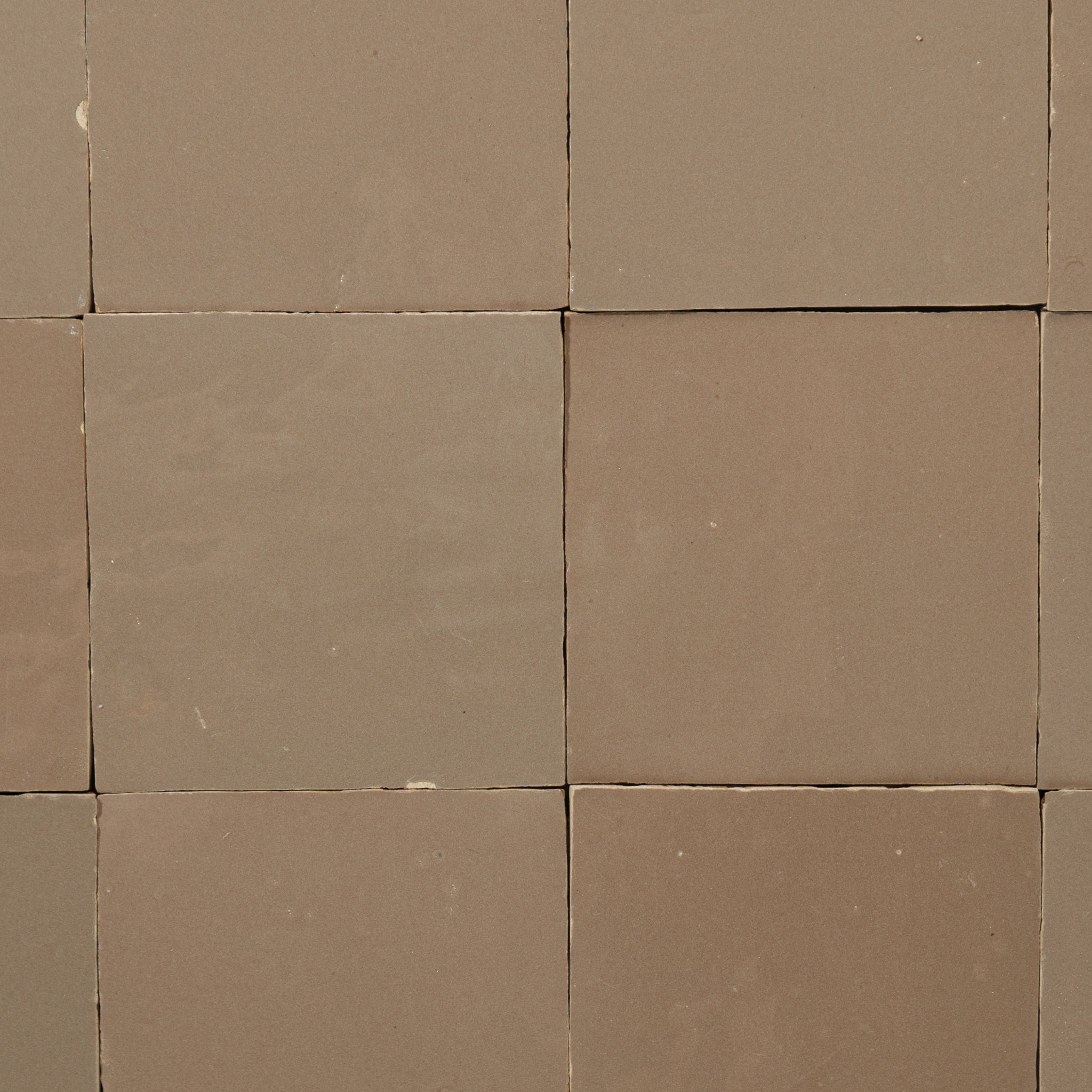 Handmade Moroccan Zellige 4x4 Latte Terracotta Tile – Cemento