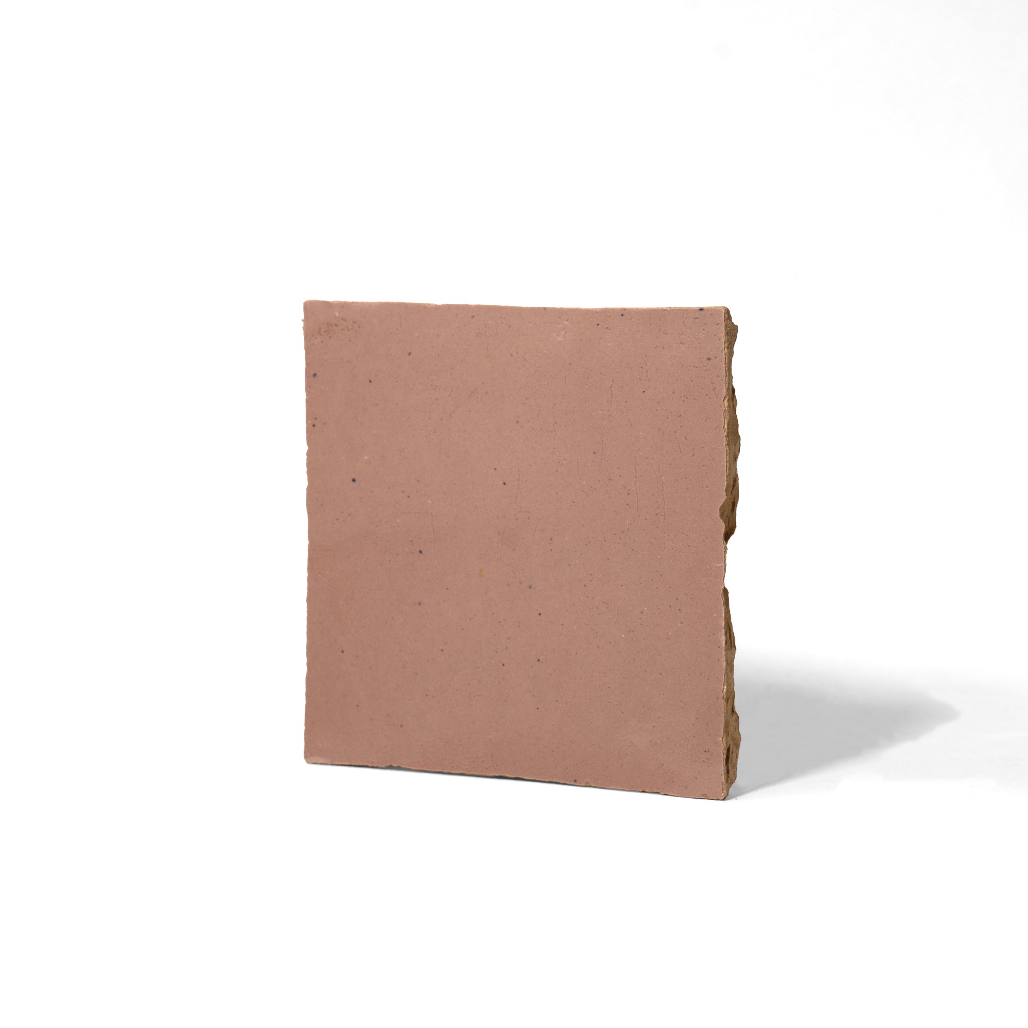 Handmade Moroccan Zellige 4x4 Lipstick Pink Terracotta Tile