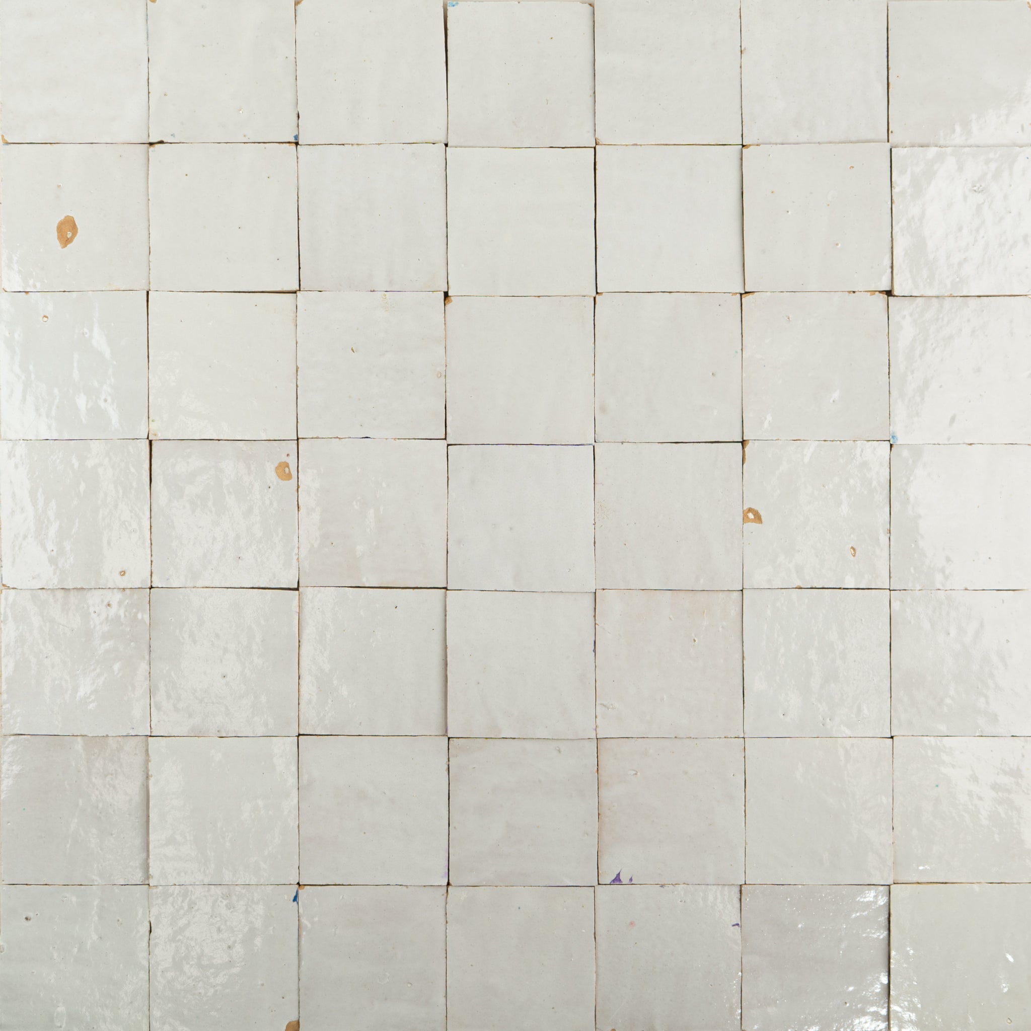 Off-White Zellige Tile 4x4 - Cemento Collection