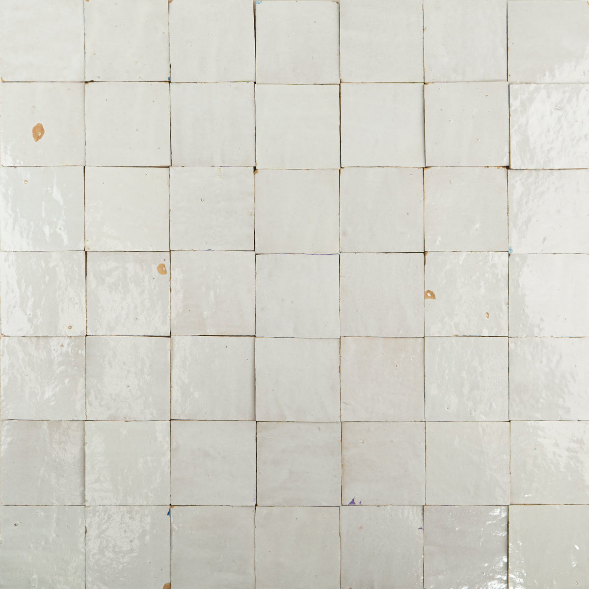 Zellige Tile Indesign Off-White Zellige Tile 4x4 - Cemento Collection