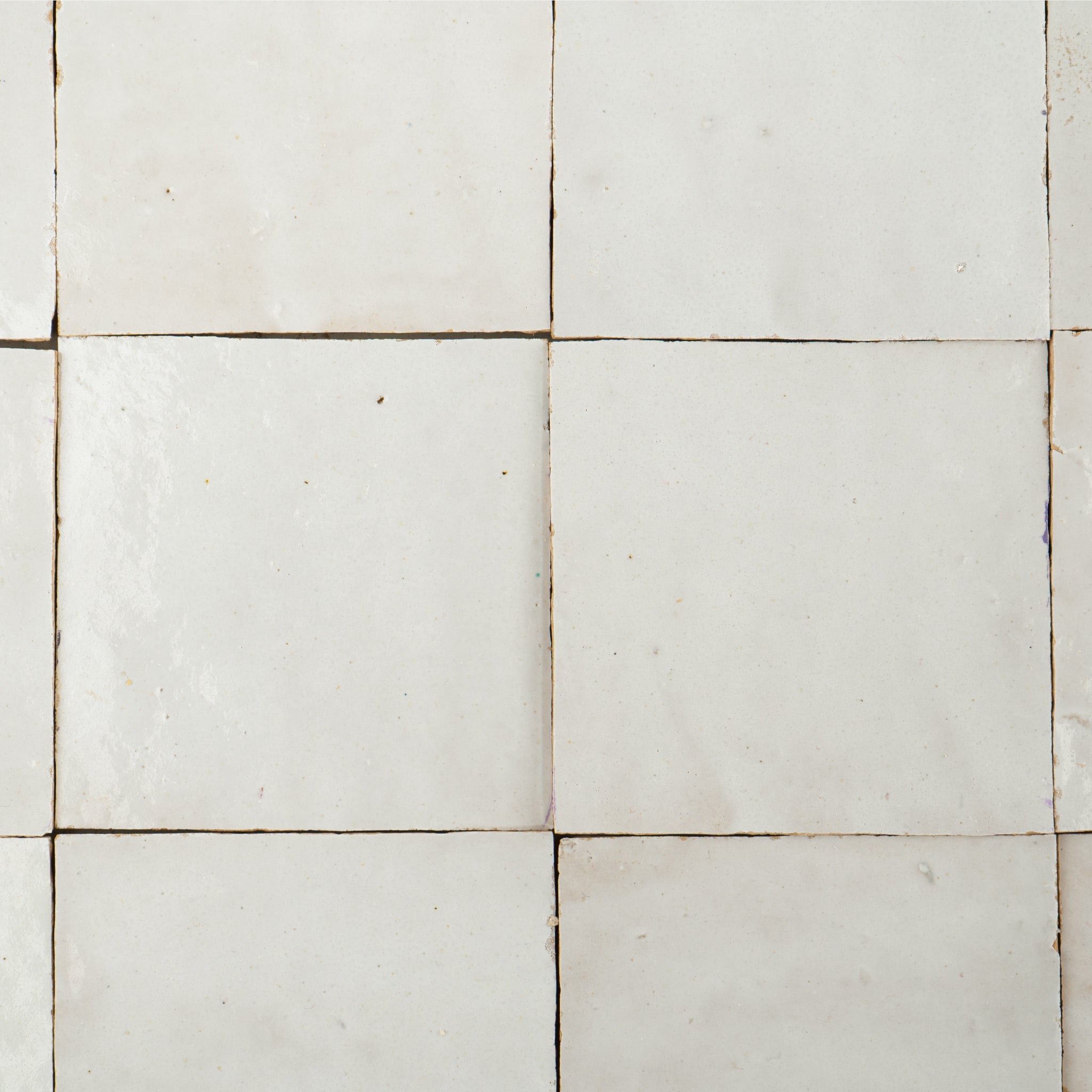 Off-White Zellige Tile 4x4 - Cemento Collection