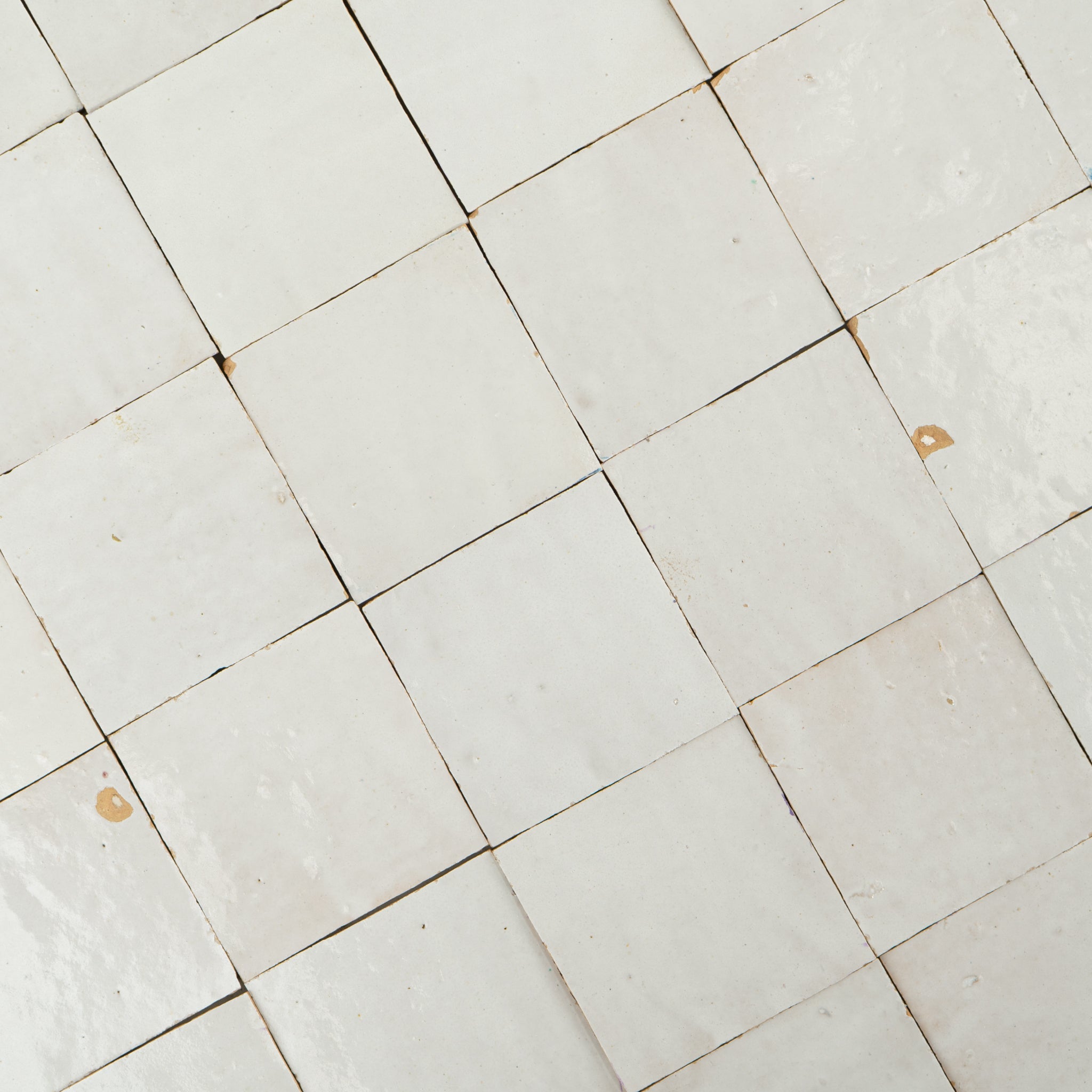 Off-White Zellige Tile 4x4 – Cemento Collection