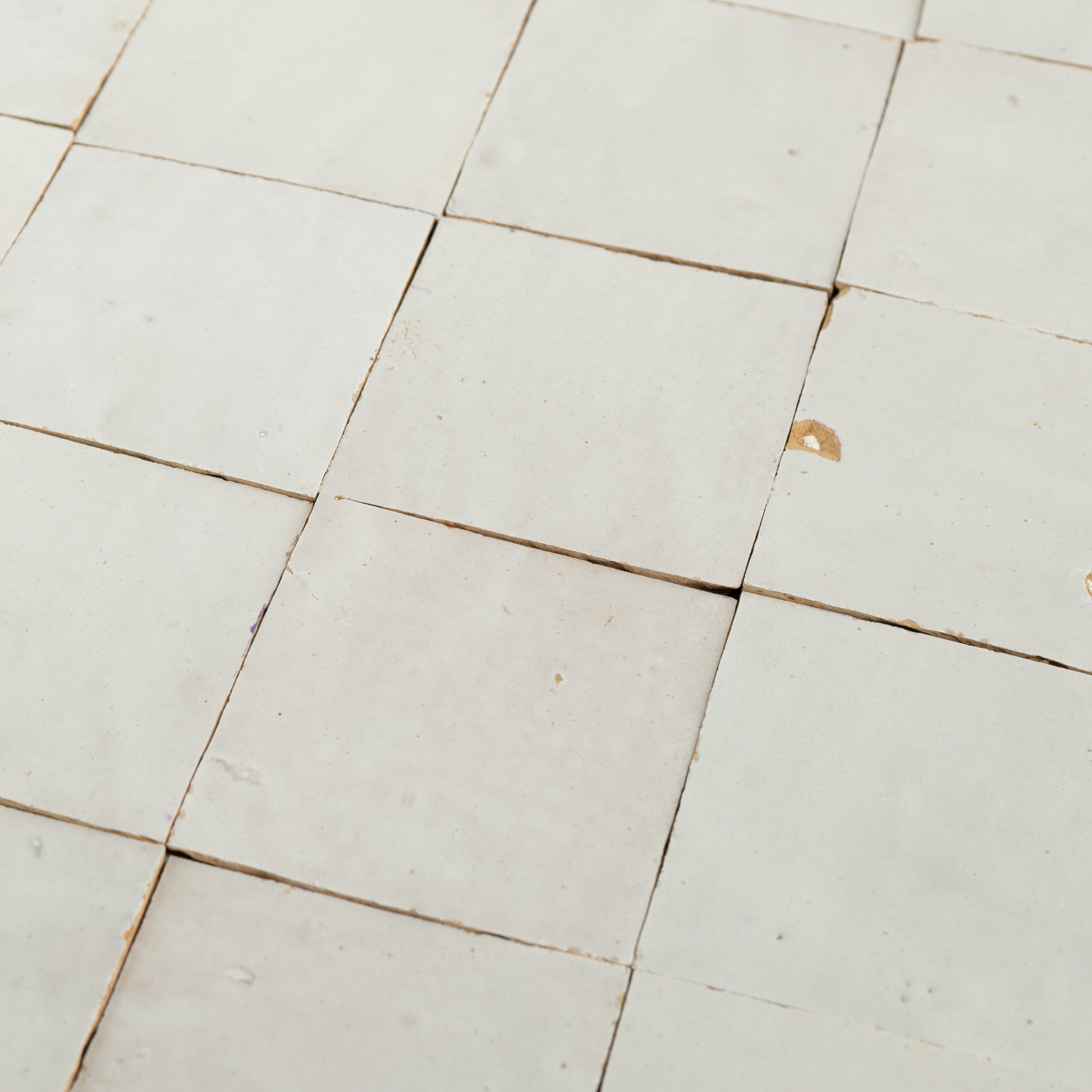Off-White Zellige Tile 4x4 - Cemento Collection