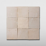 Handmade Moroccan Zellige 4x4 Powder Pink Terracotta Tile
